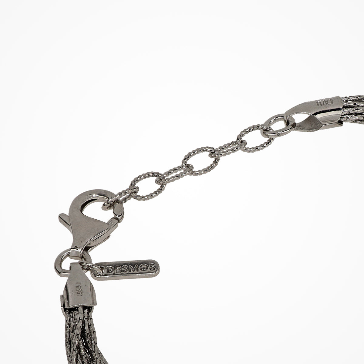 Bracciale Desmos in argento canna di fucile a fili multipli