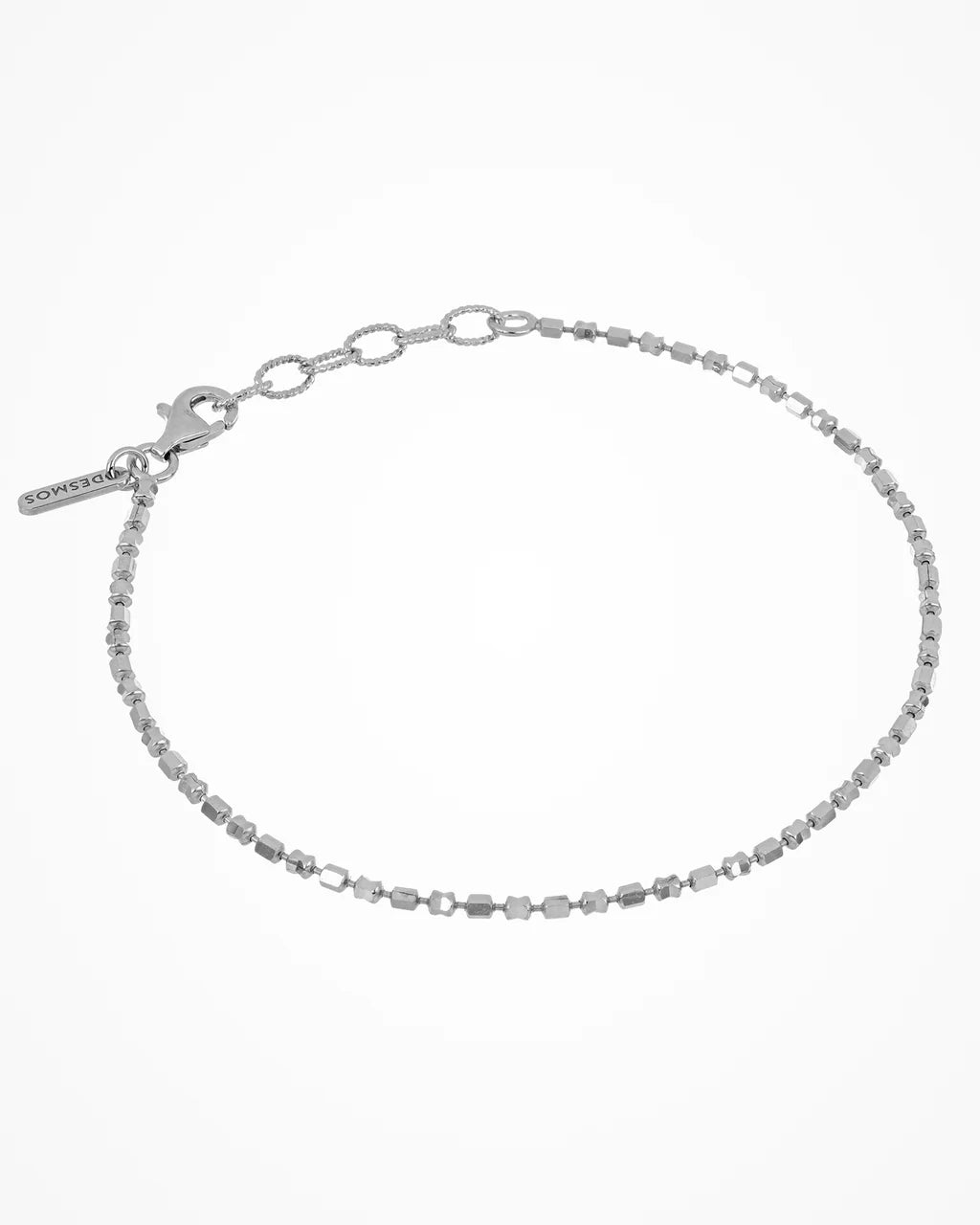 Bracciale Desmos in argento con piccoli esagoni
