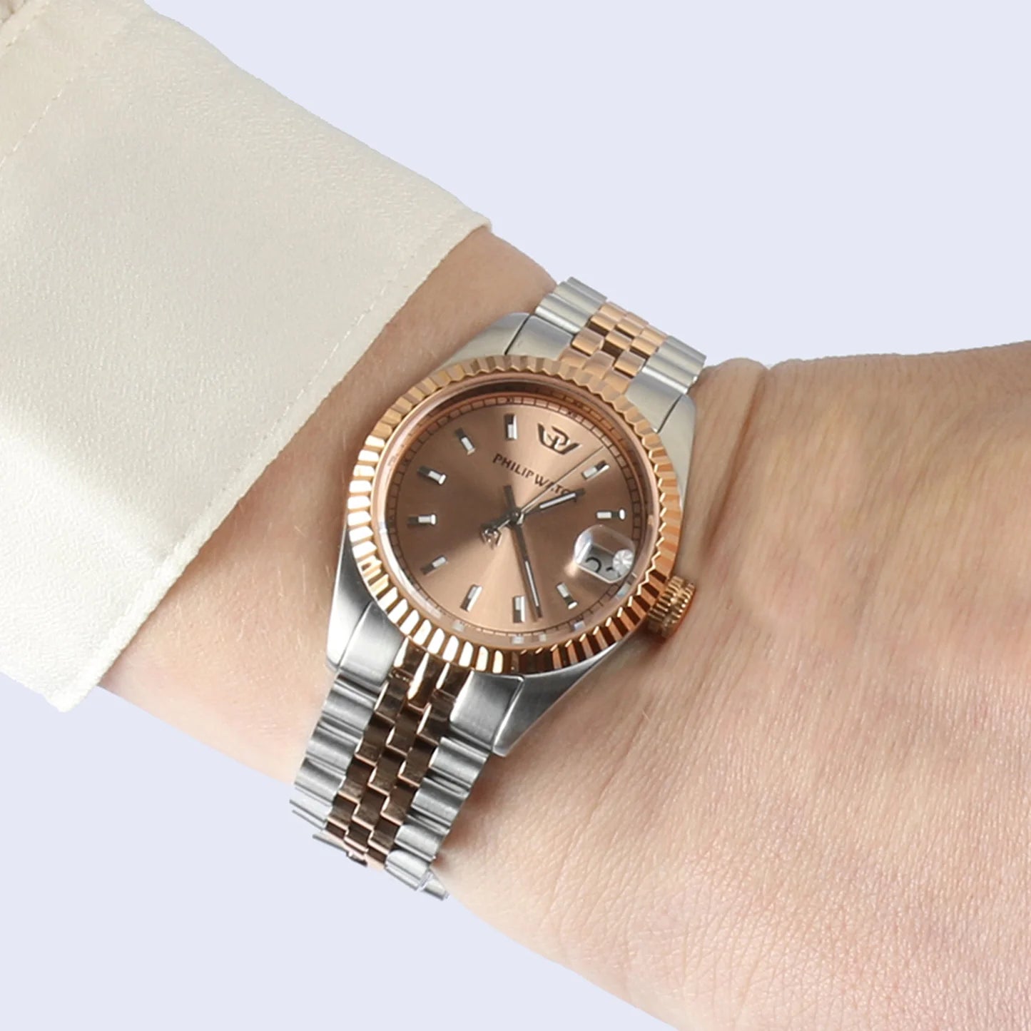 Orologio Philip Watch donna in acciaio lunetta rosè