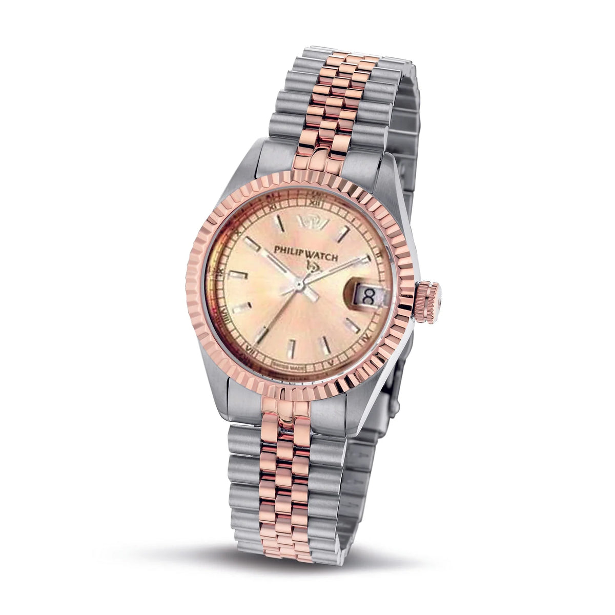 Orologio Philip Watch donna in acciaio lunetta rosè