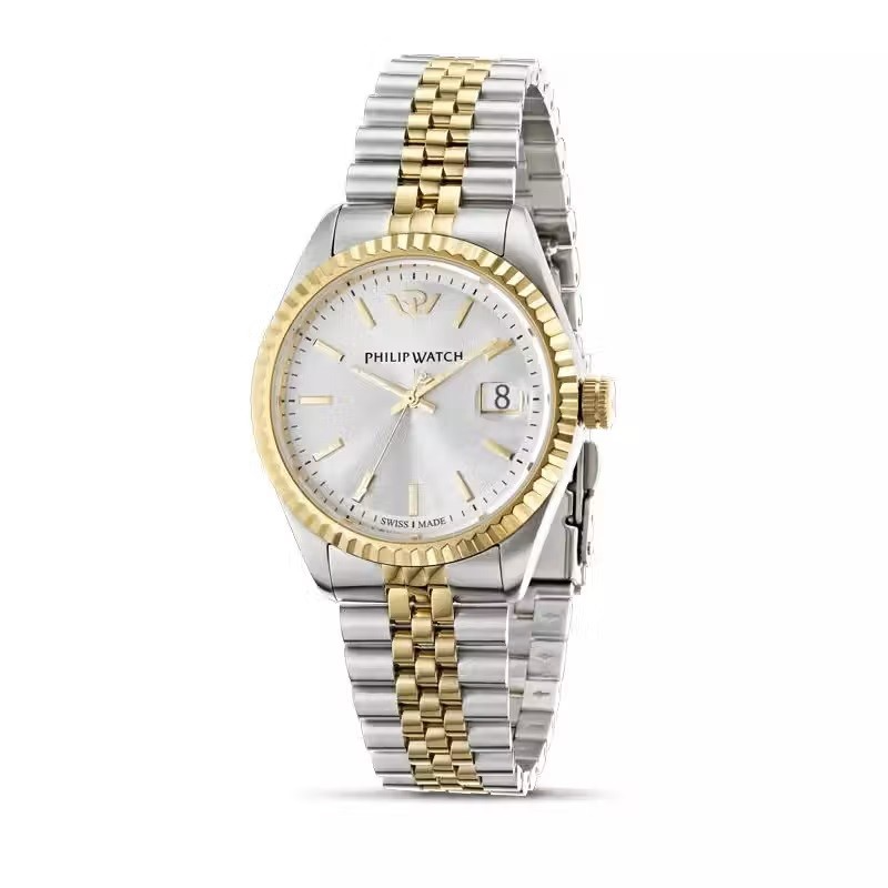 Orologio Philip Watch in acciaio bicolore silver e oro Caribe