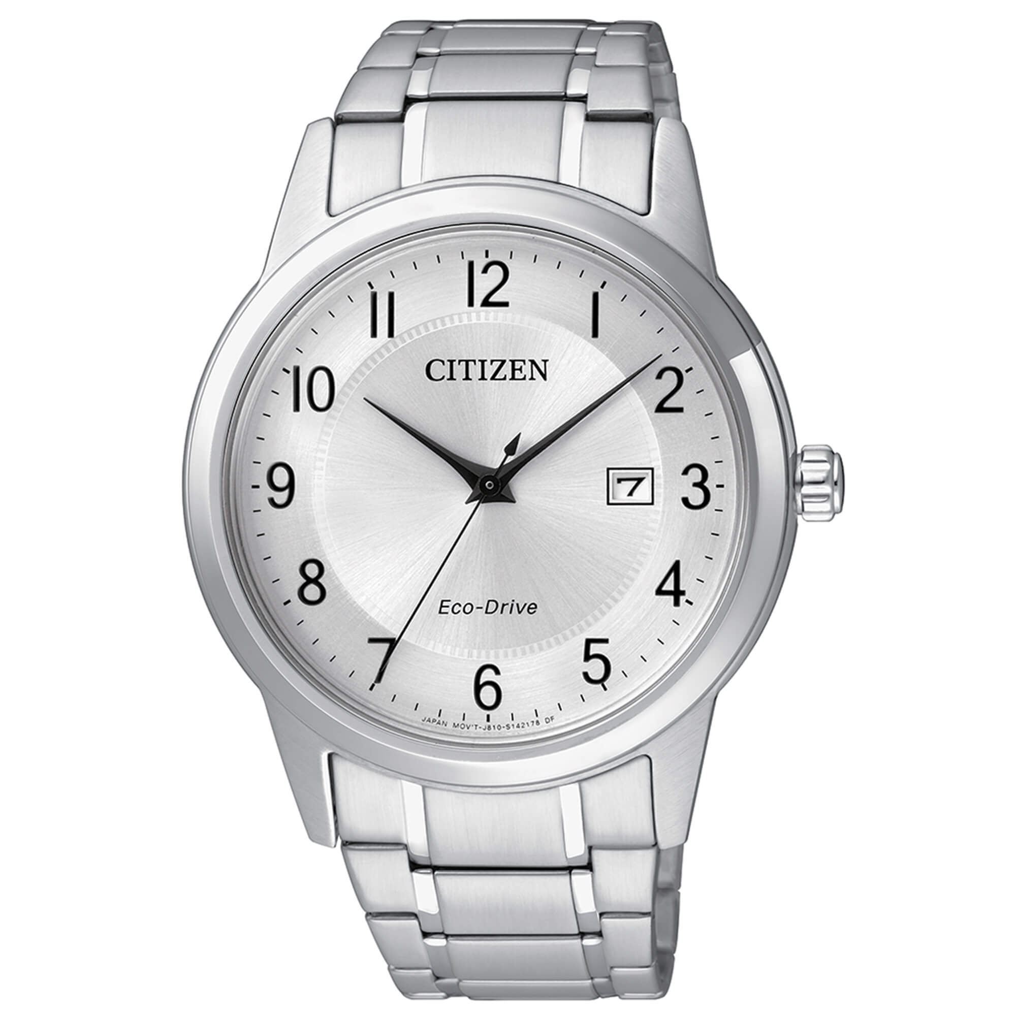 Orologio Citizen uomo eco drive quadrante argentato