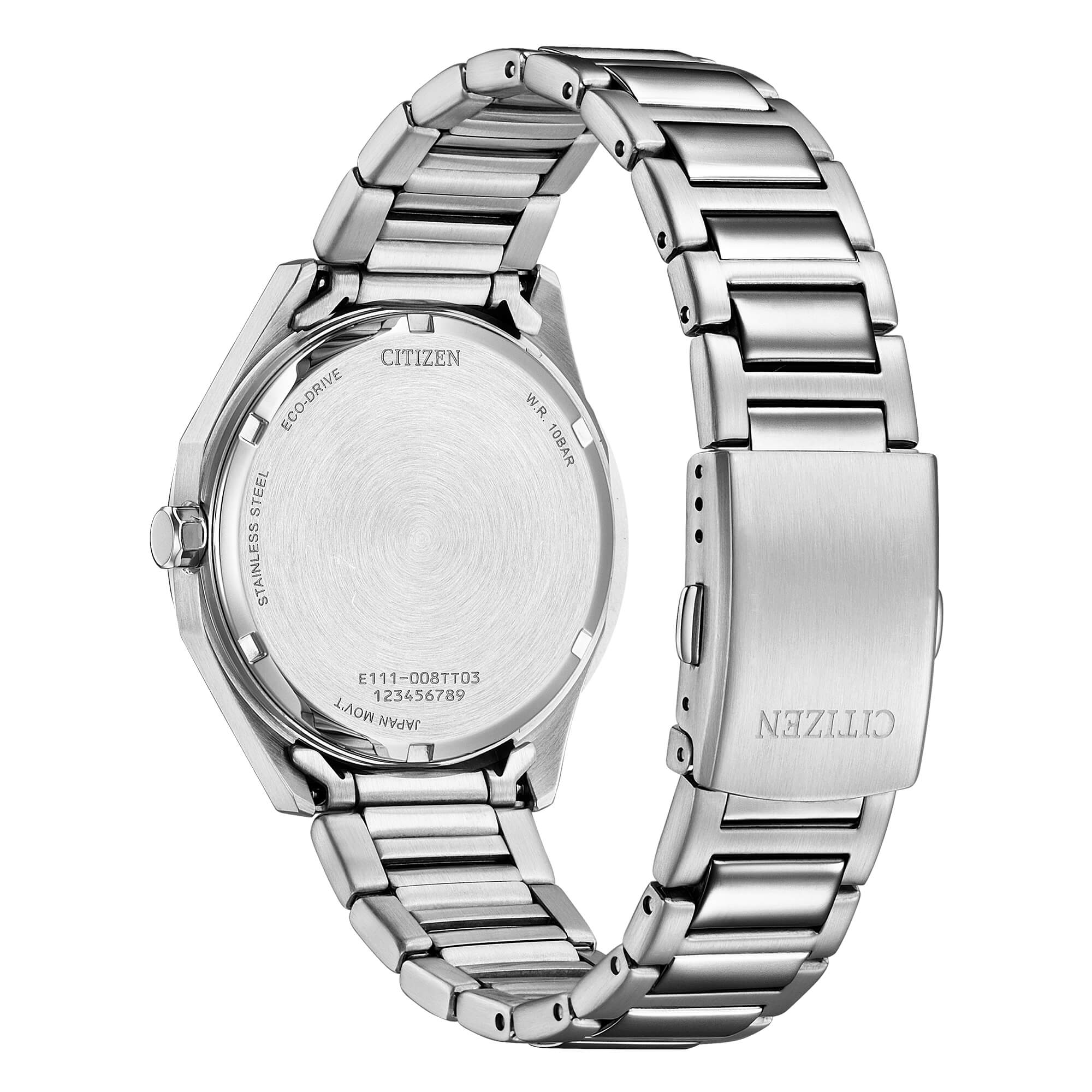 Orologio Citizen Eco-Drive in acciaio con quadrante verde
