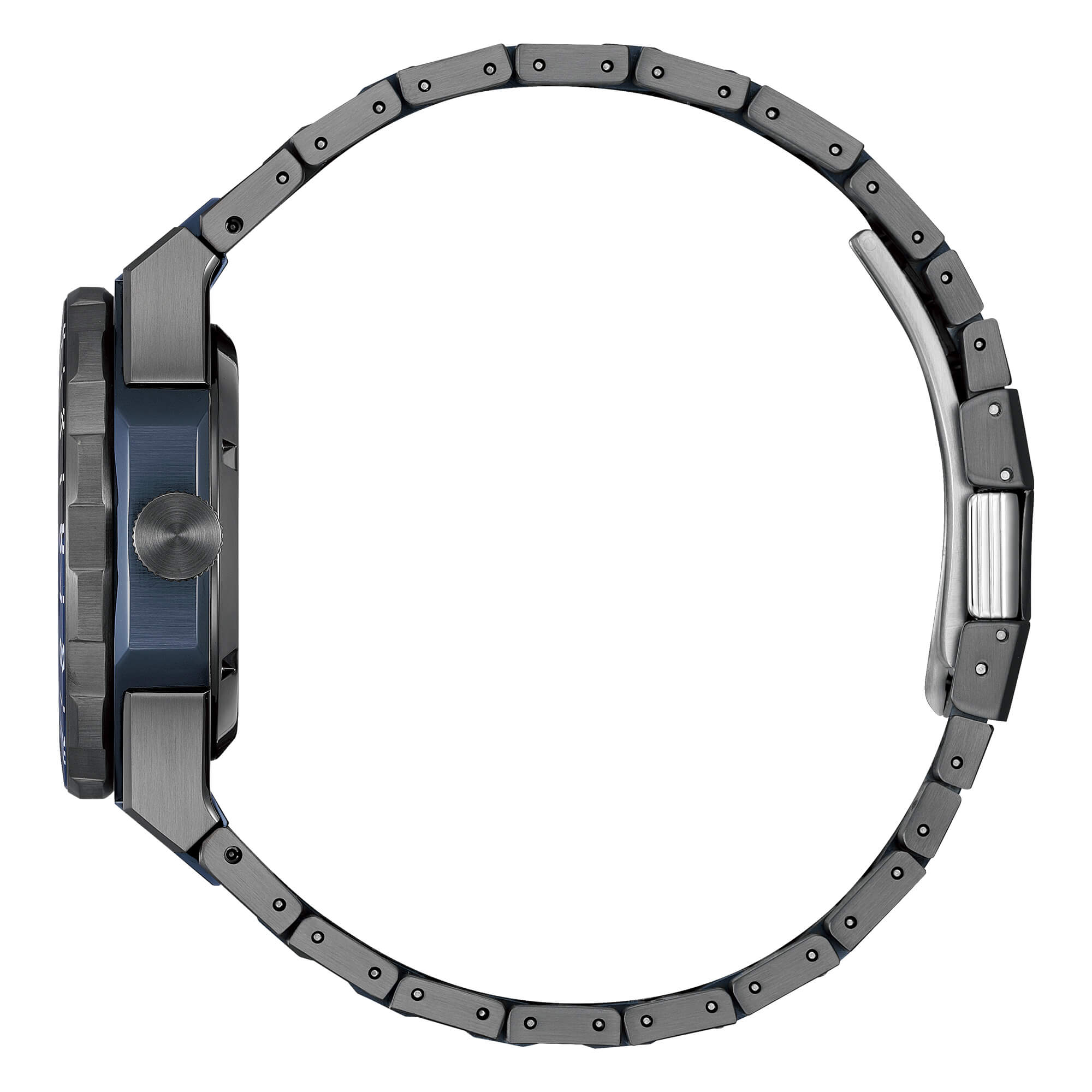 Orologio Citizen Serie 8 edizione limitata automatico in acciaio nero quadrante blu ghiera bicolore blu e nera