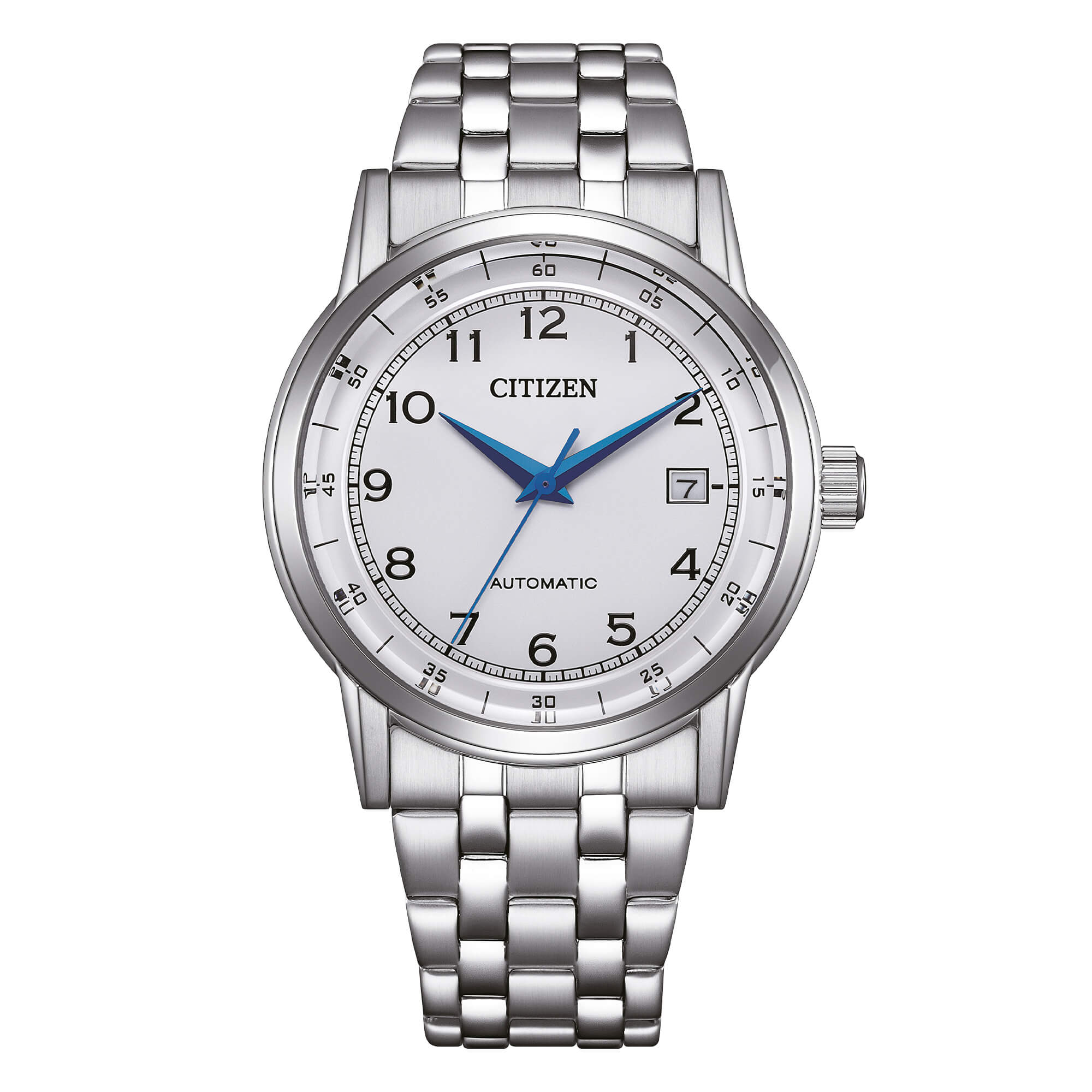 Orologio Citizen automatico in acciaio con quadrante bianco Classic Automatic