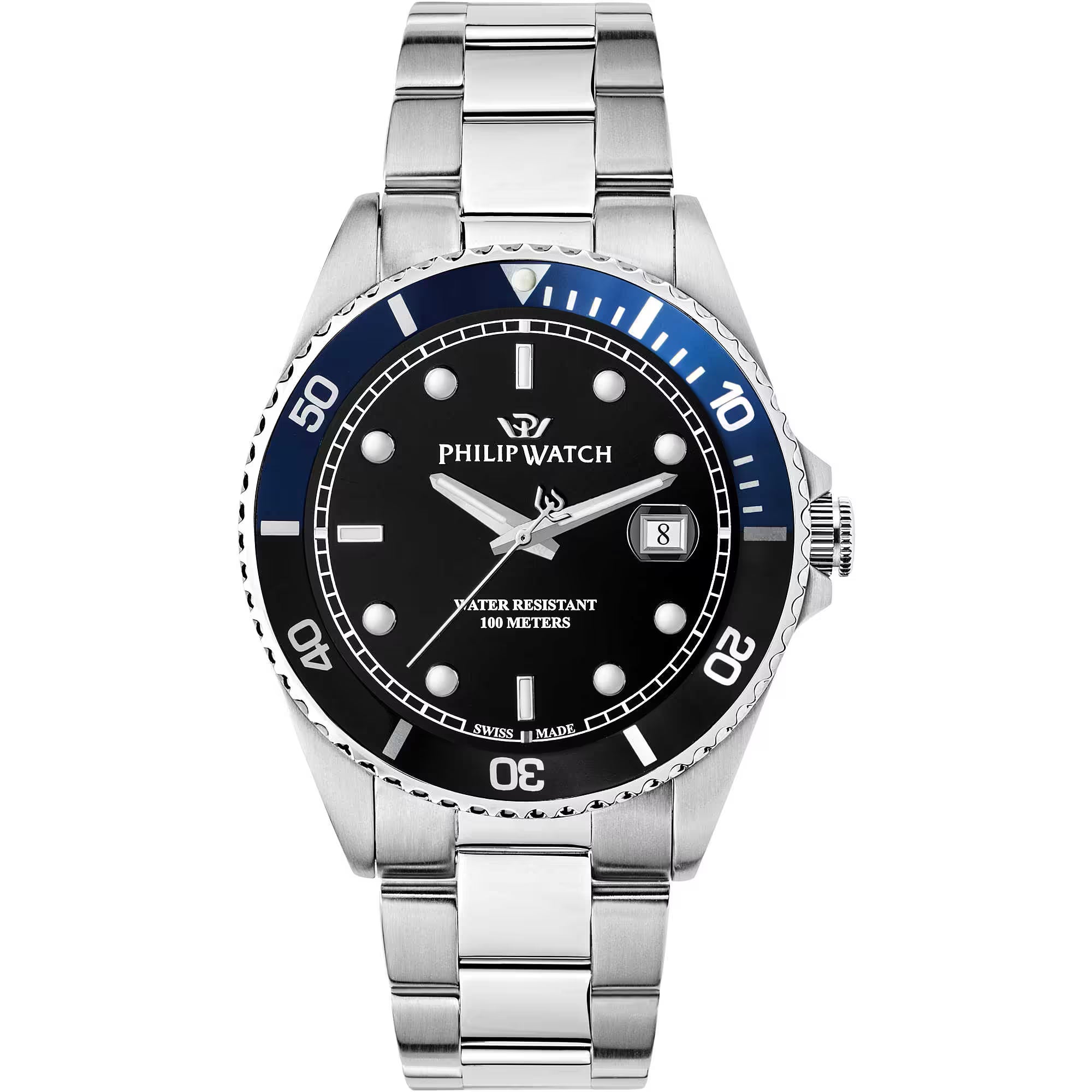 Orologio Philip Watch caribe con quadrante nero