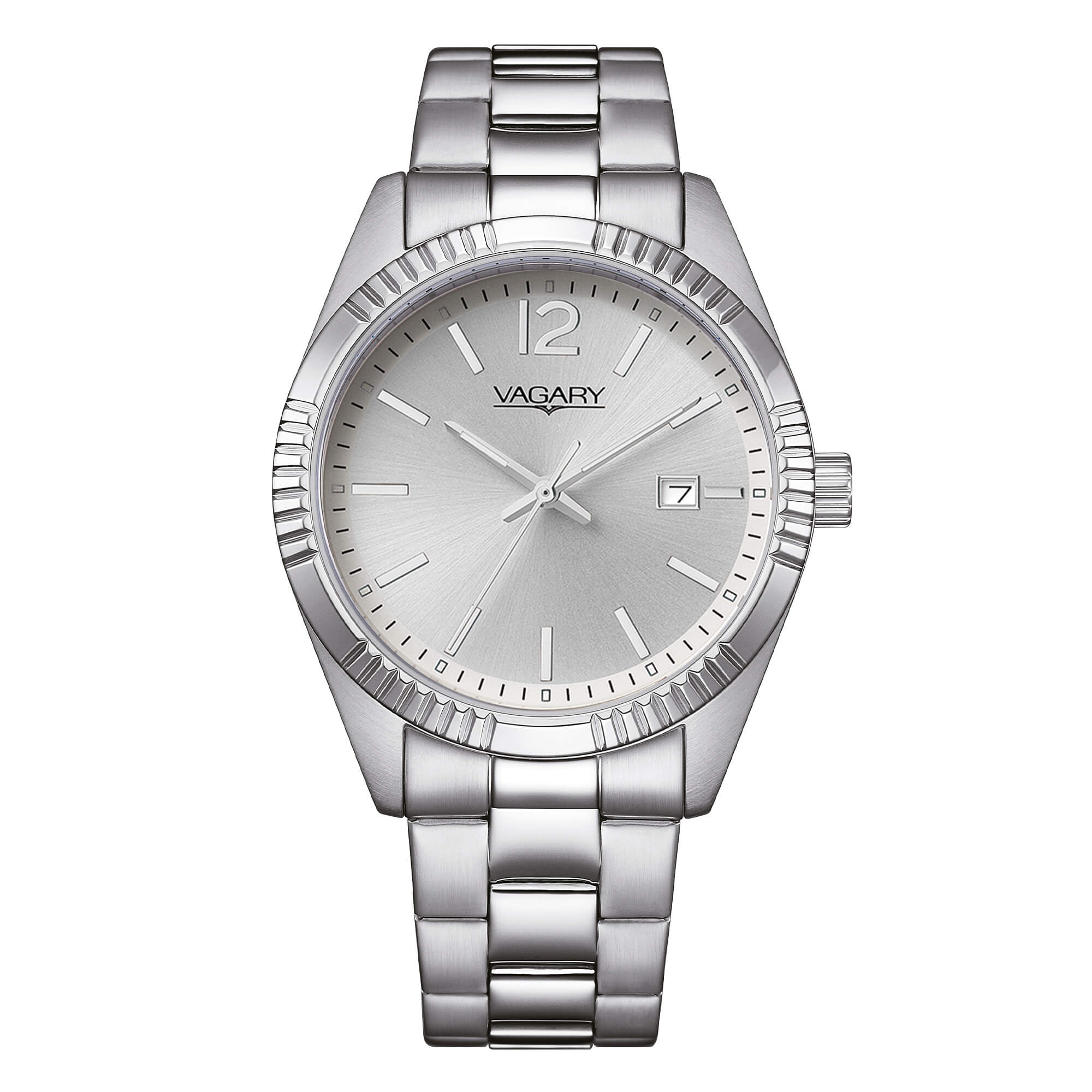 Orologio Vagary in acciaio con quadrante silver