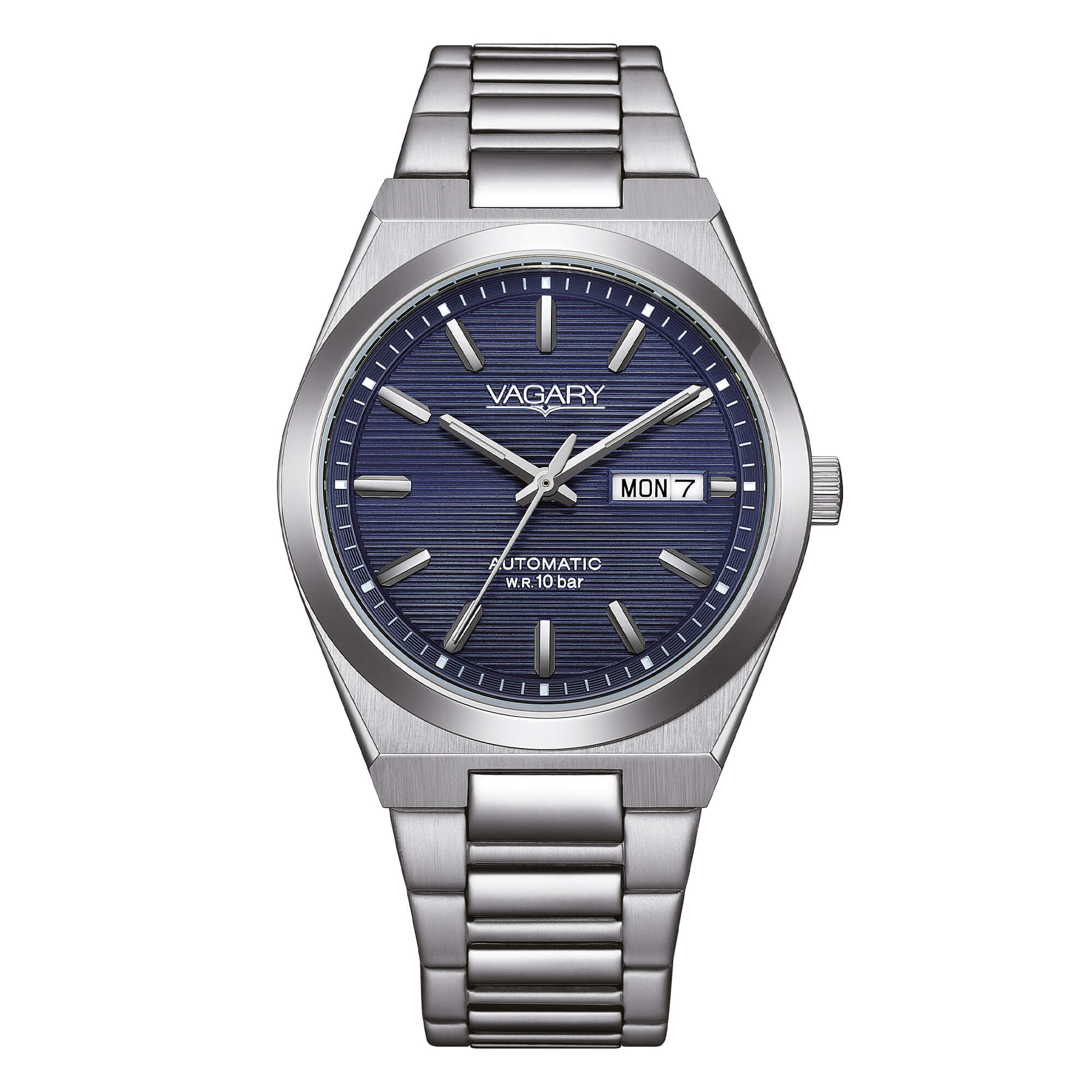 Orologio Vagary automatico in acciaio con quadrante blu