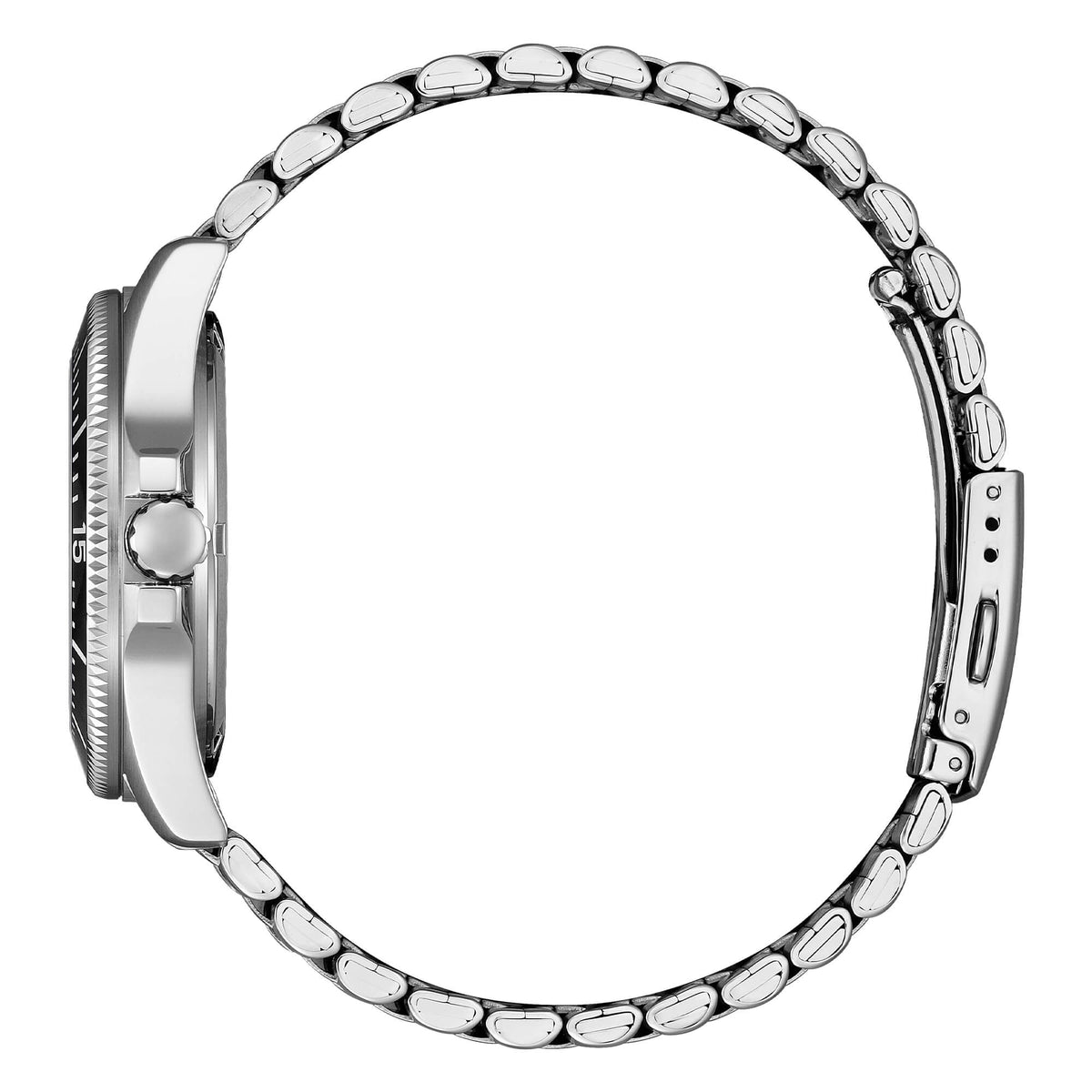 Orologio Vagary in acciaio con quadrante nero