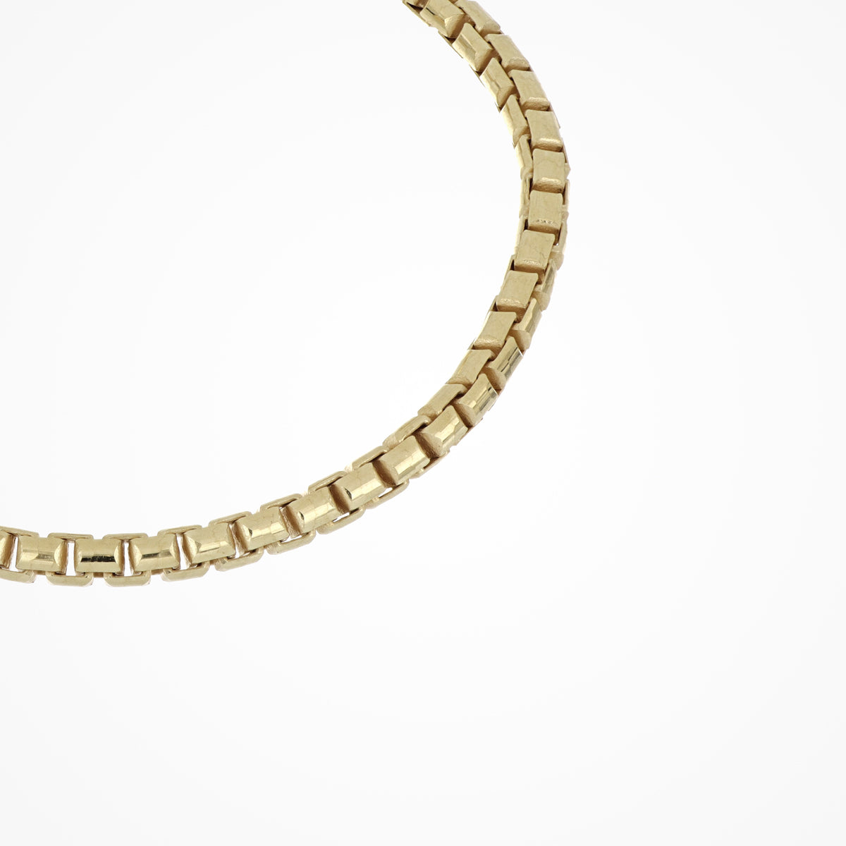 Bracciale Desmos in argento dorato veneziana zigrinata