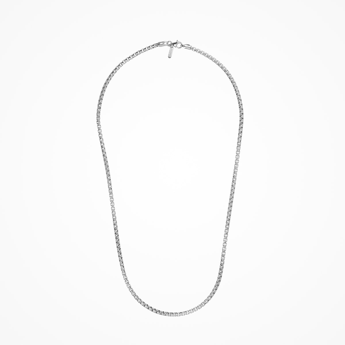 Collana Desmos in argento veneziana zigrinata
