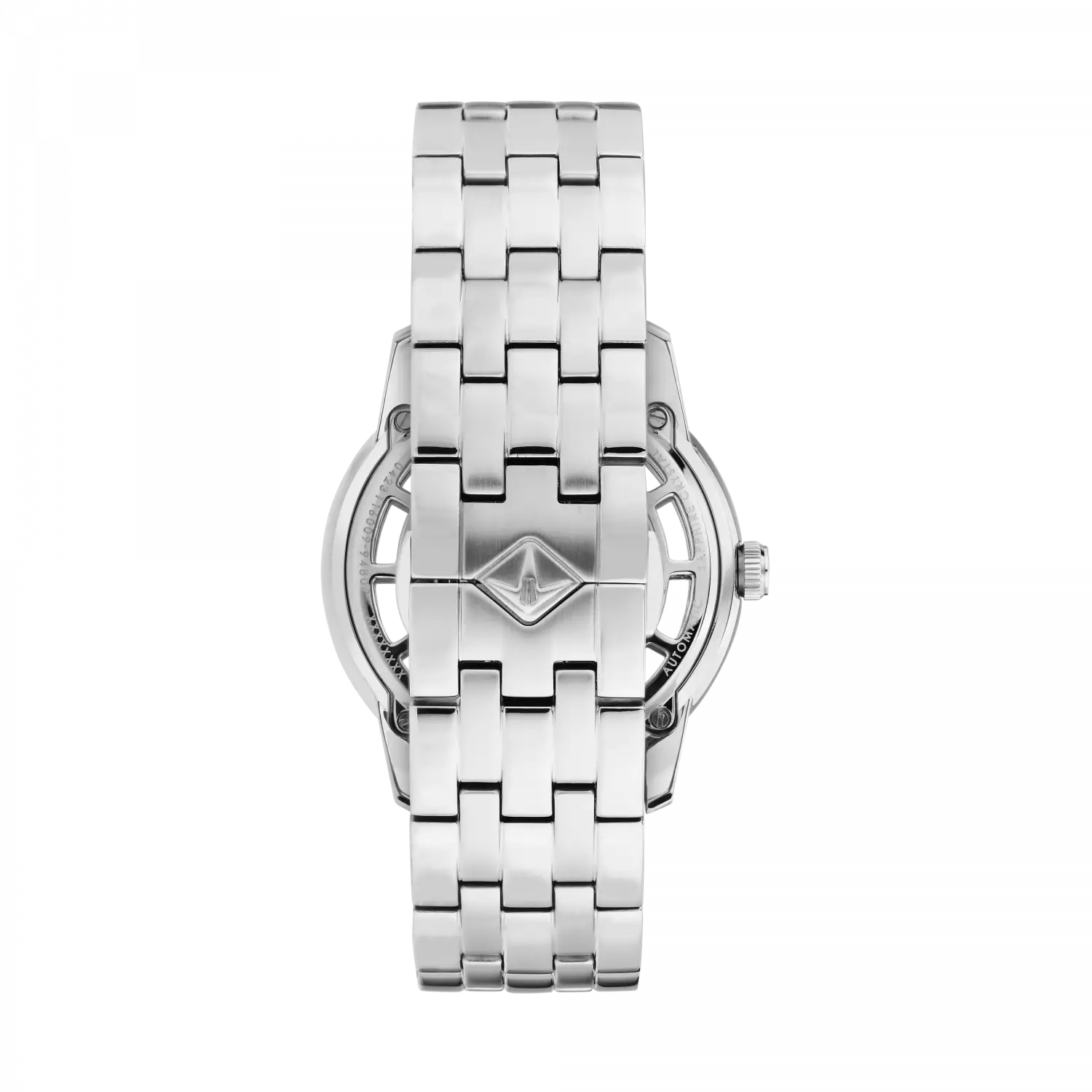 Orologio Lucien Rochat uomo iconic in acciaio automatico scheletrato e fermasoldi