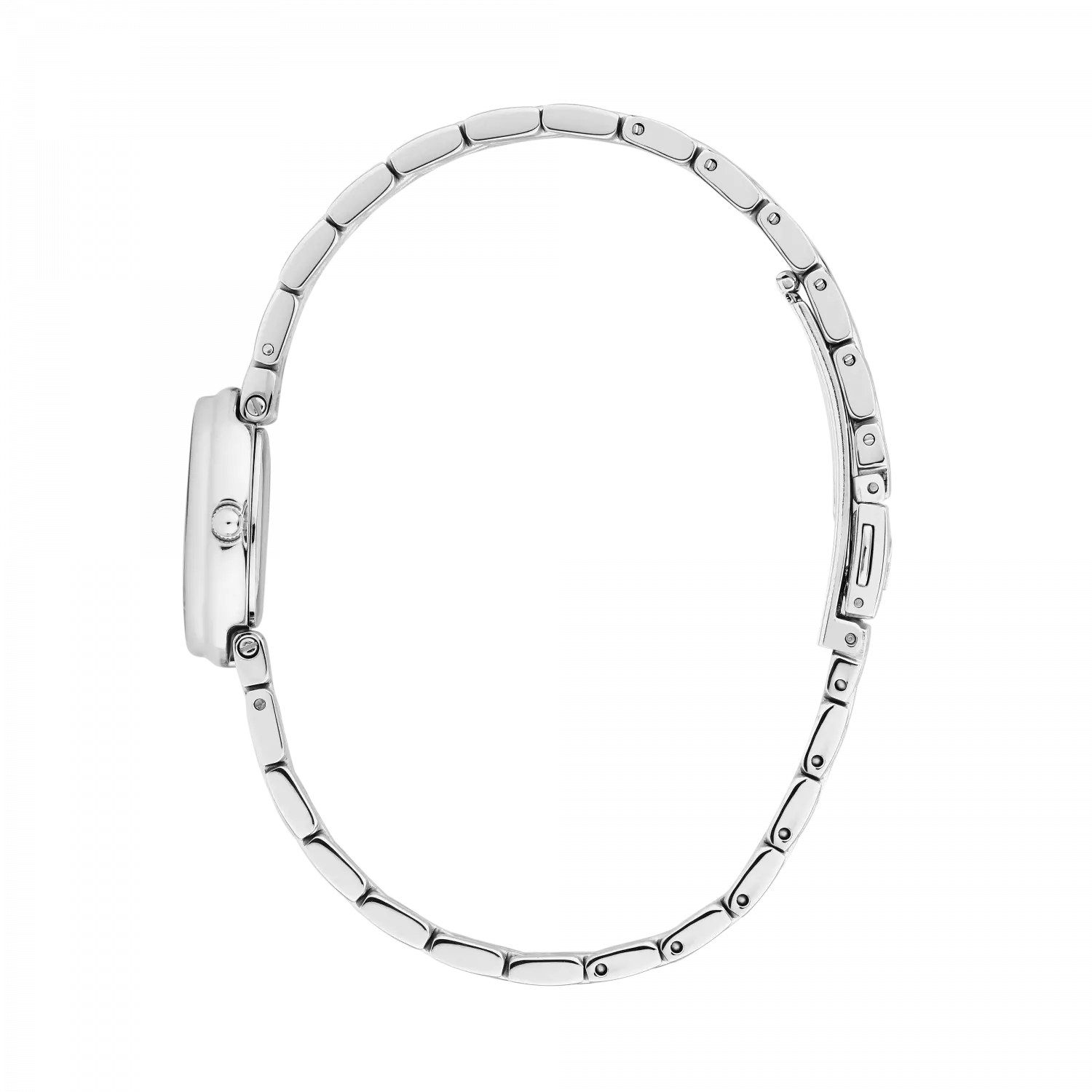 Orologio Lucien Rochat precieux donna in acciaio con quadrante nero