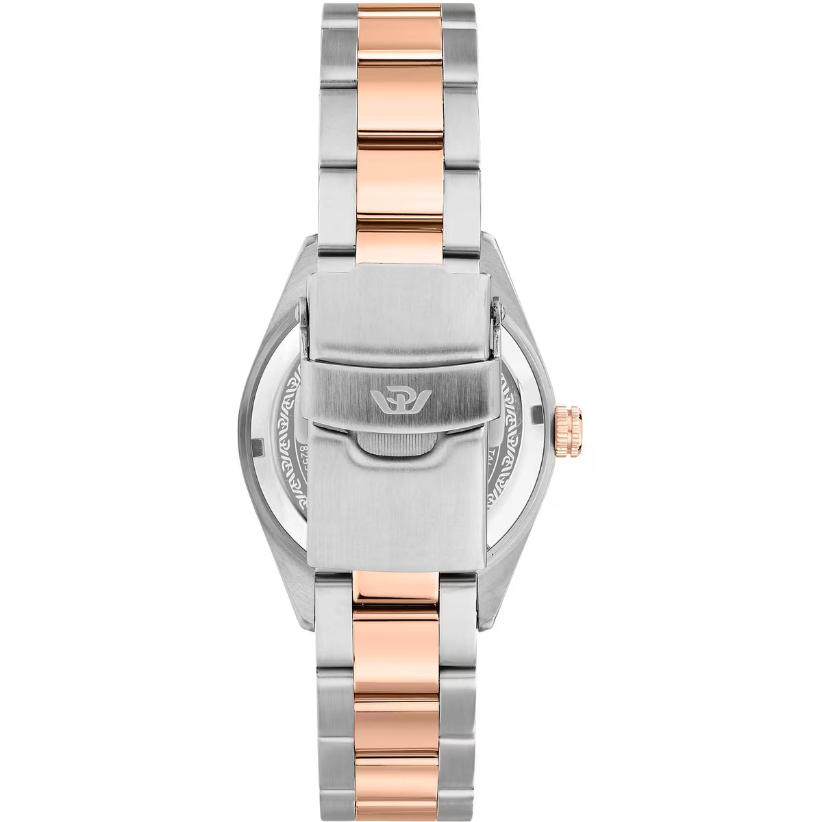 Orologio Philip Watch in acciaio bicolore rosato con quadrante marrone