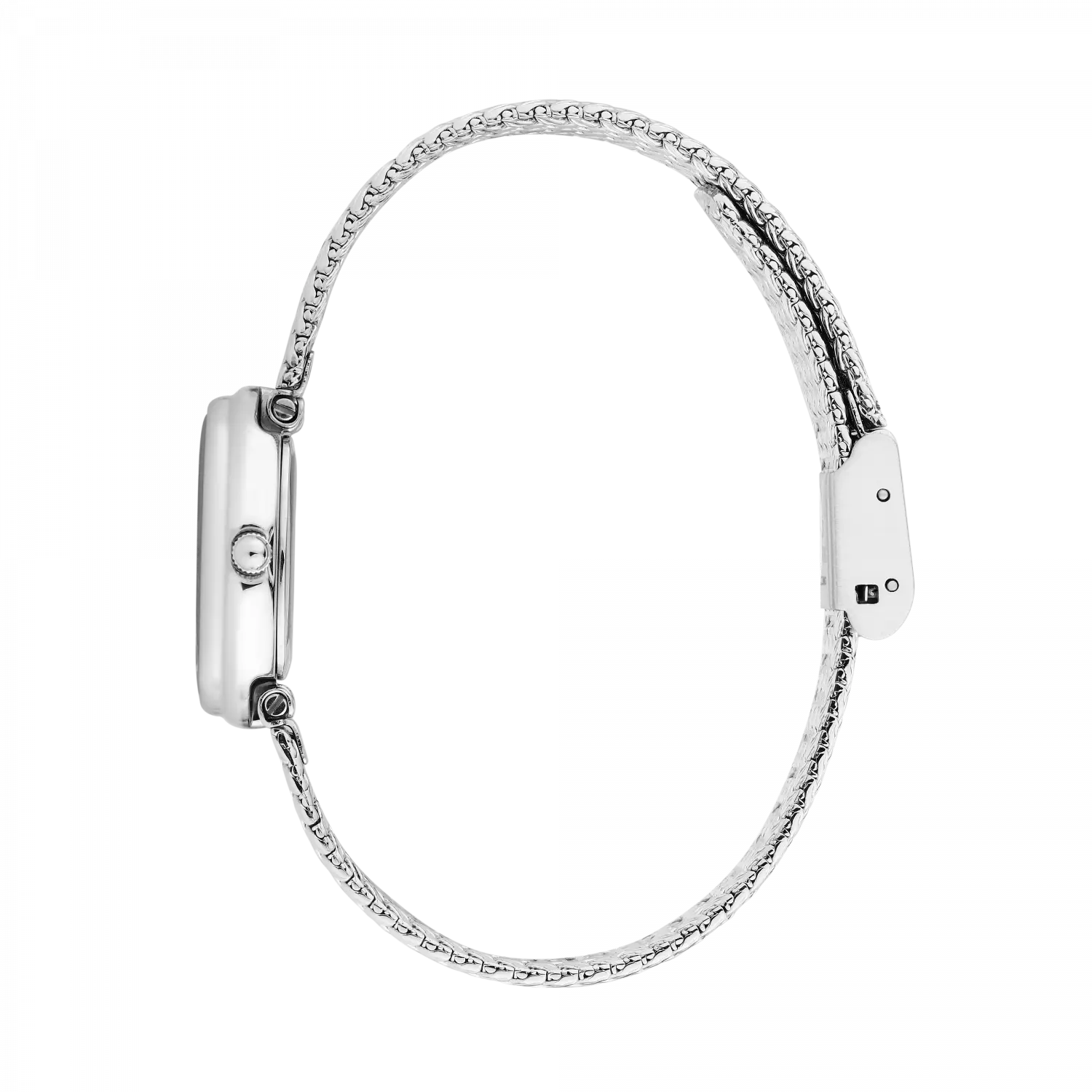 Orologio Lucien Rochat precieux donna in acciaio bracciale mesh con quadrante madreperla