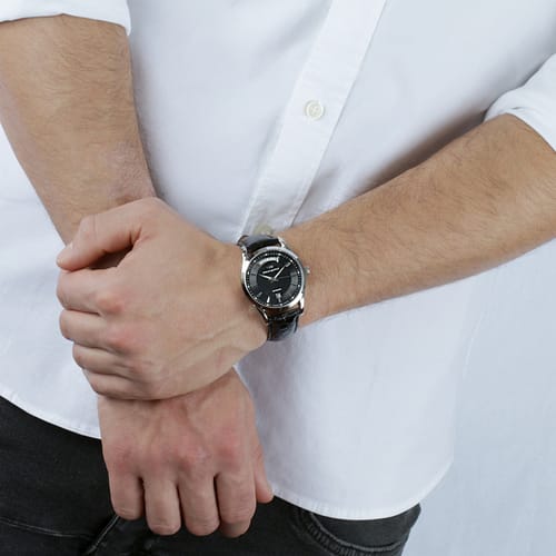Orologio Philip Watch automatico con cassa in acciaio e cinturino di pelle