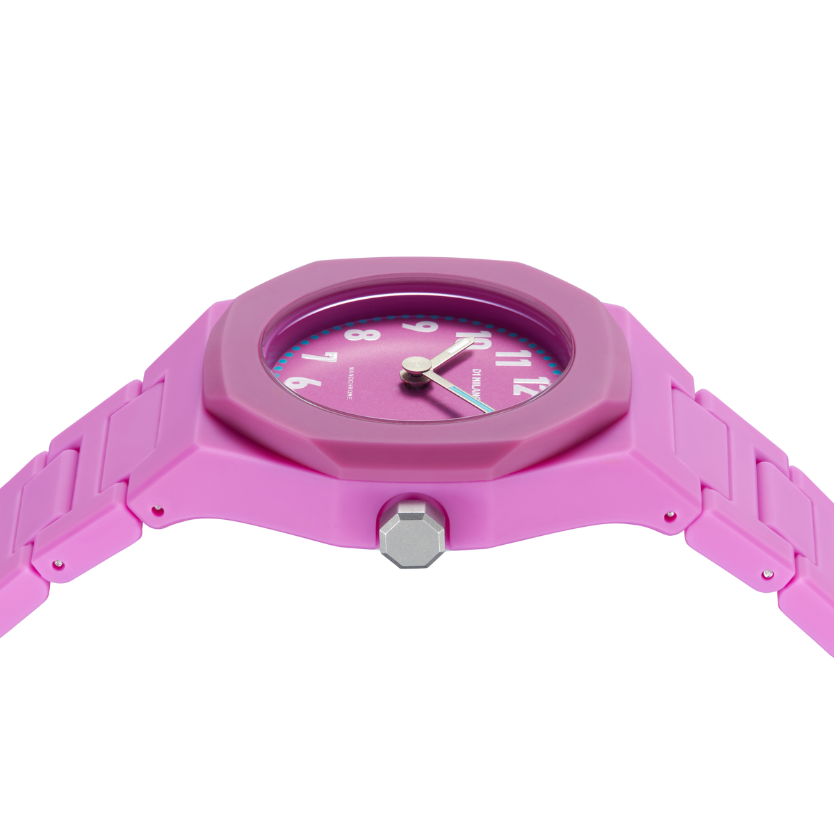Orologio D1 Milano young in policarbonato rosa