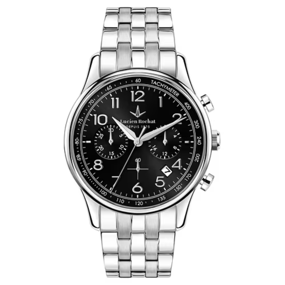 Orologio Lucien Rochat cronografo quadrante nero