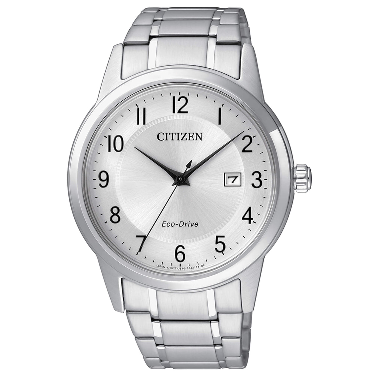 Orologio Citizen uomo eco drive quadrante argentato