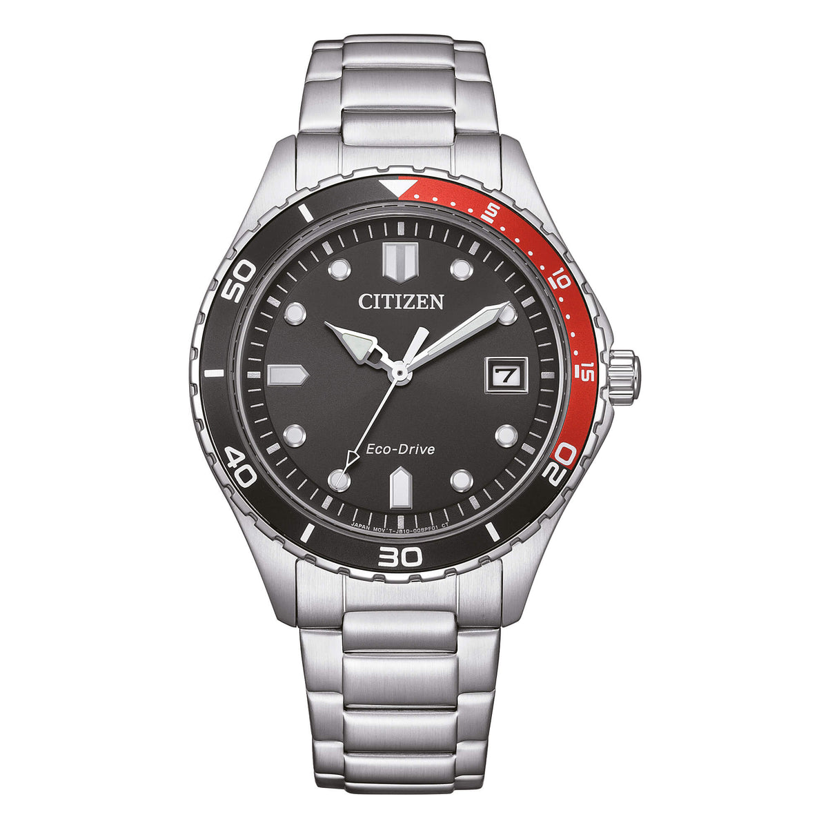 Orologio Citizen unisex in acciaio quadrante nero