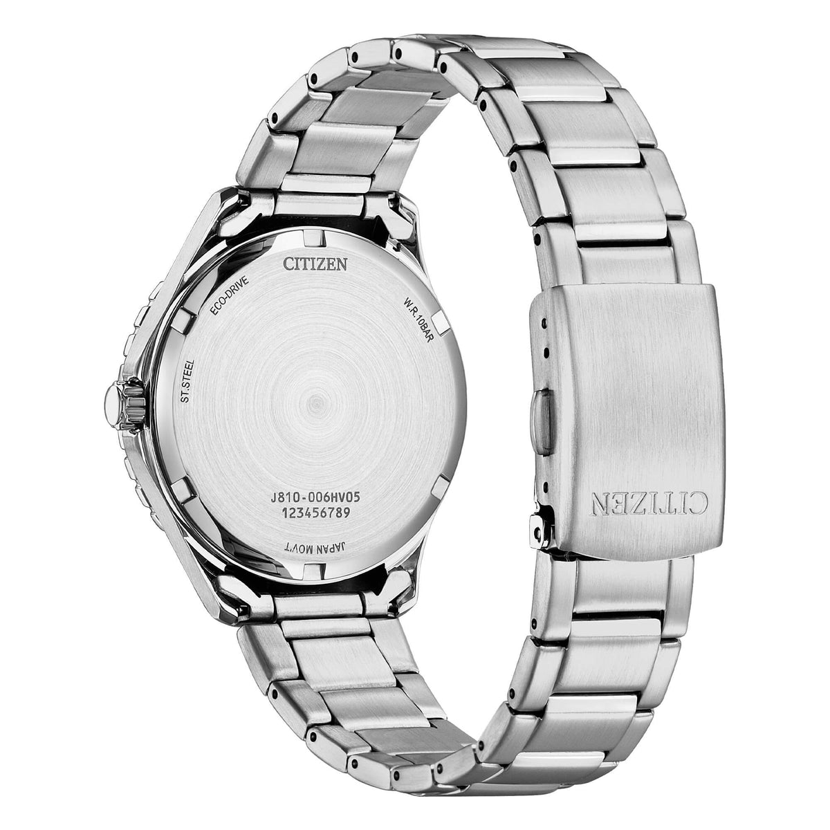 Orologio Citizen unisex in acciaio quadrante nero