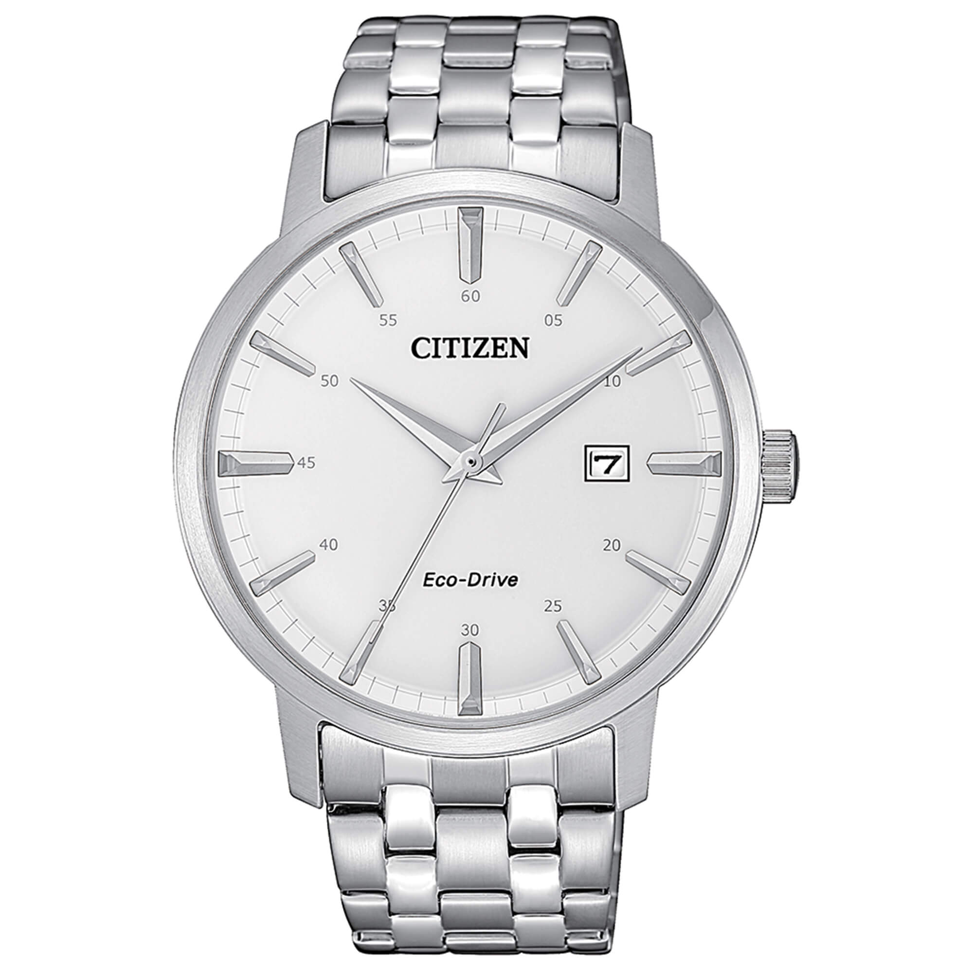 Orologio Citizen Eco-Drive in acciaio con quadrante silver