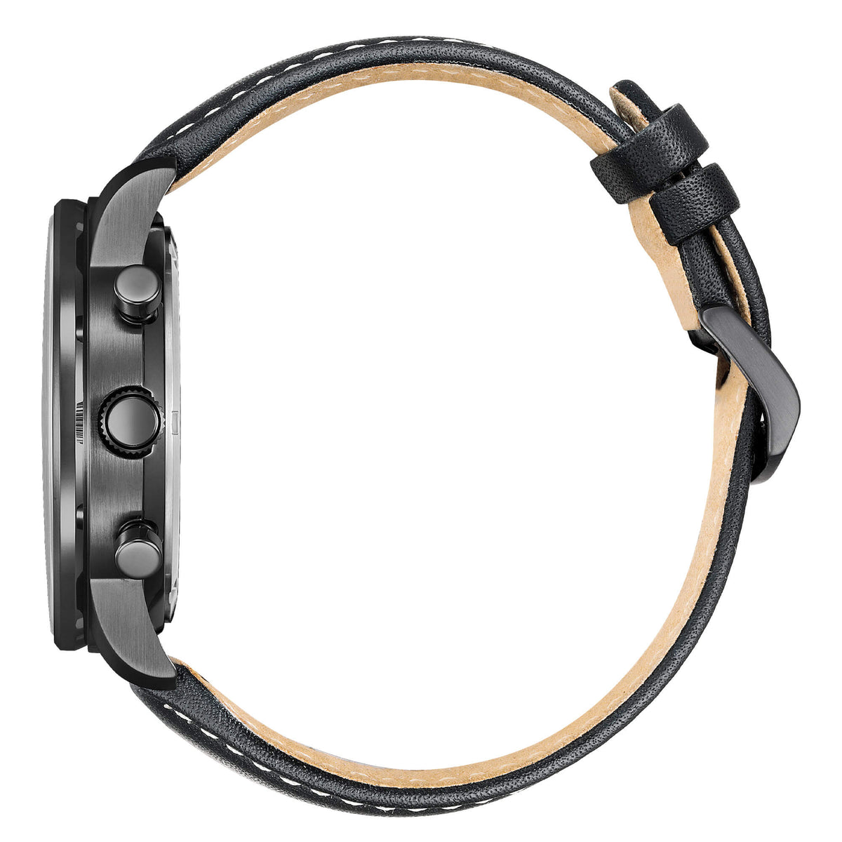 Orologio Citizen uomo crono eco drive quadrante luminous con cinturino in pelle nera