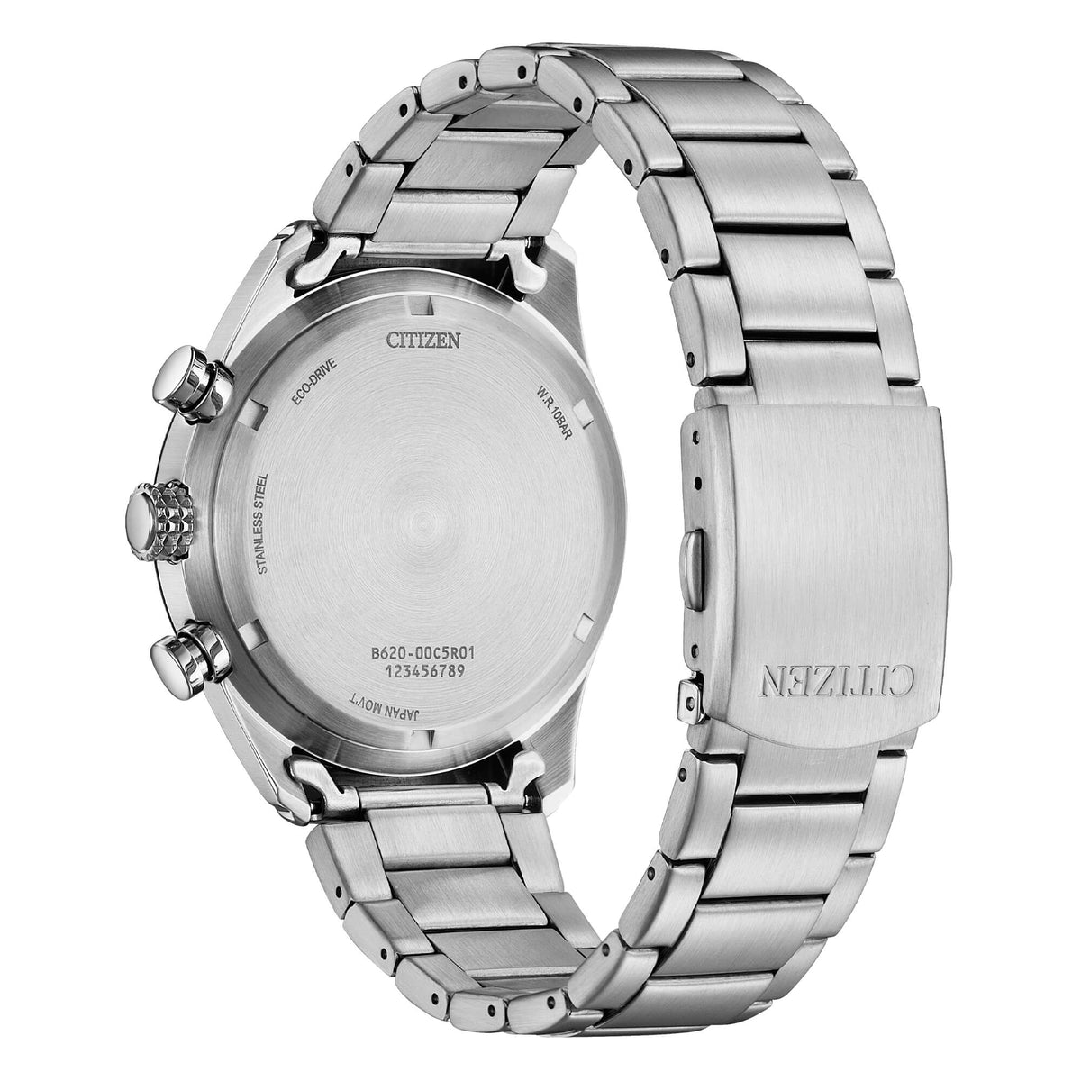 Orologio Citizen crono eco drive con quadrante nero