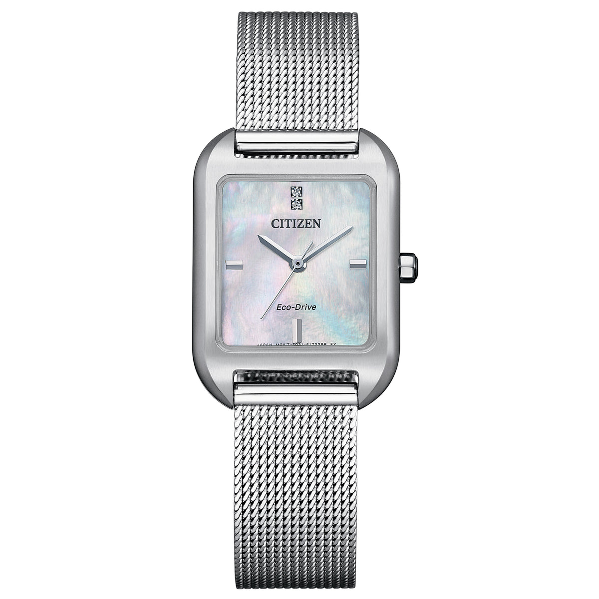 Orologio Citizen donna  a maglia milano con quadrante madreperla