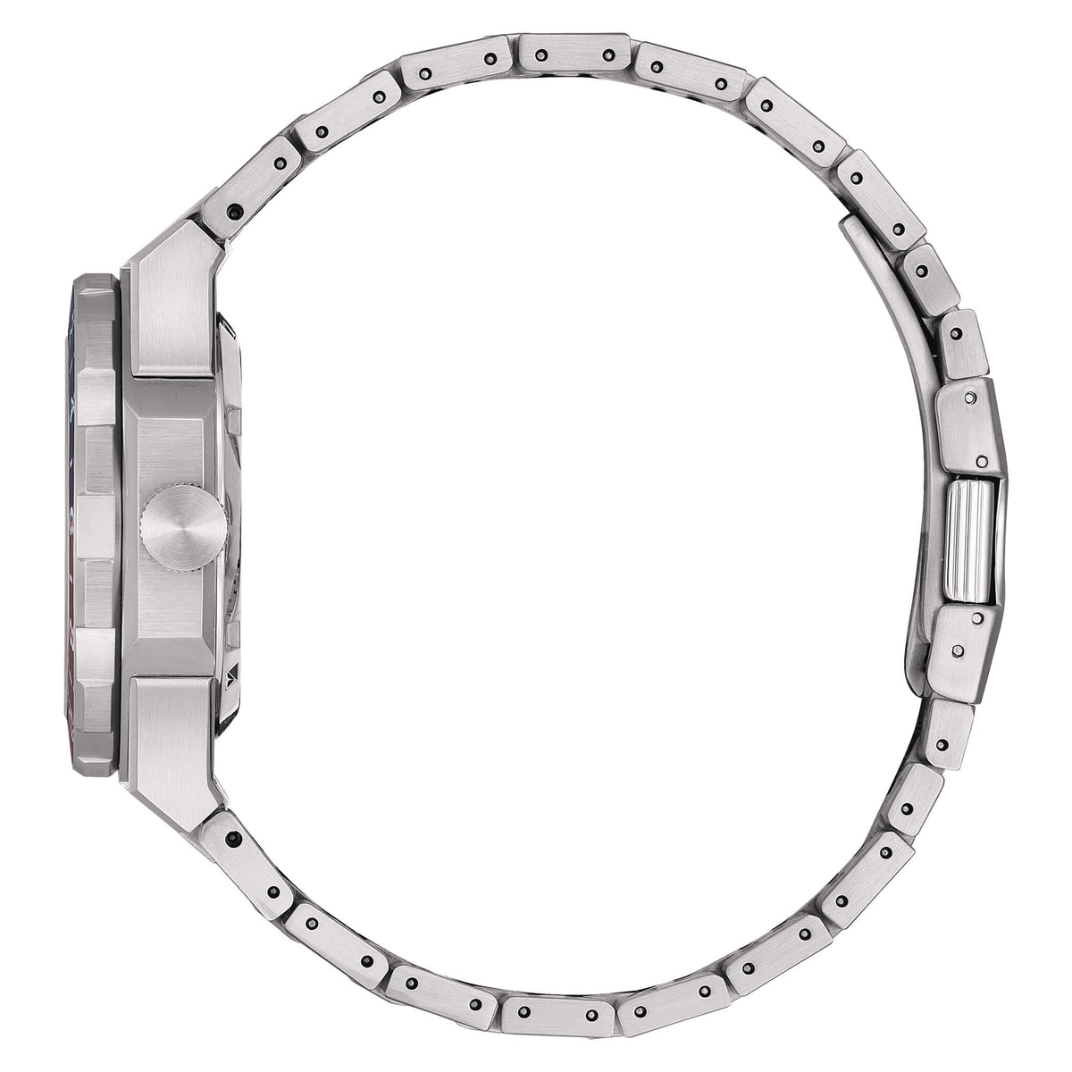 Orologio Citizen Serie 8 automatico in acciaio quadrante blu ghiera bicolore blu e rossa