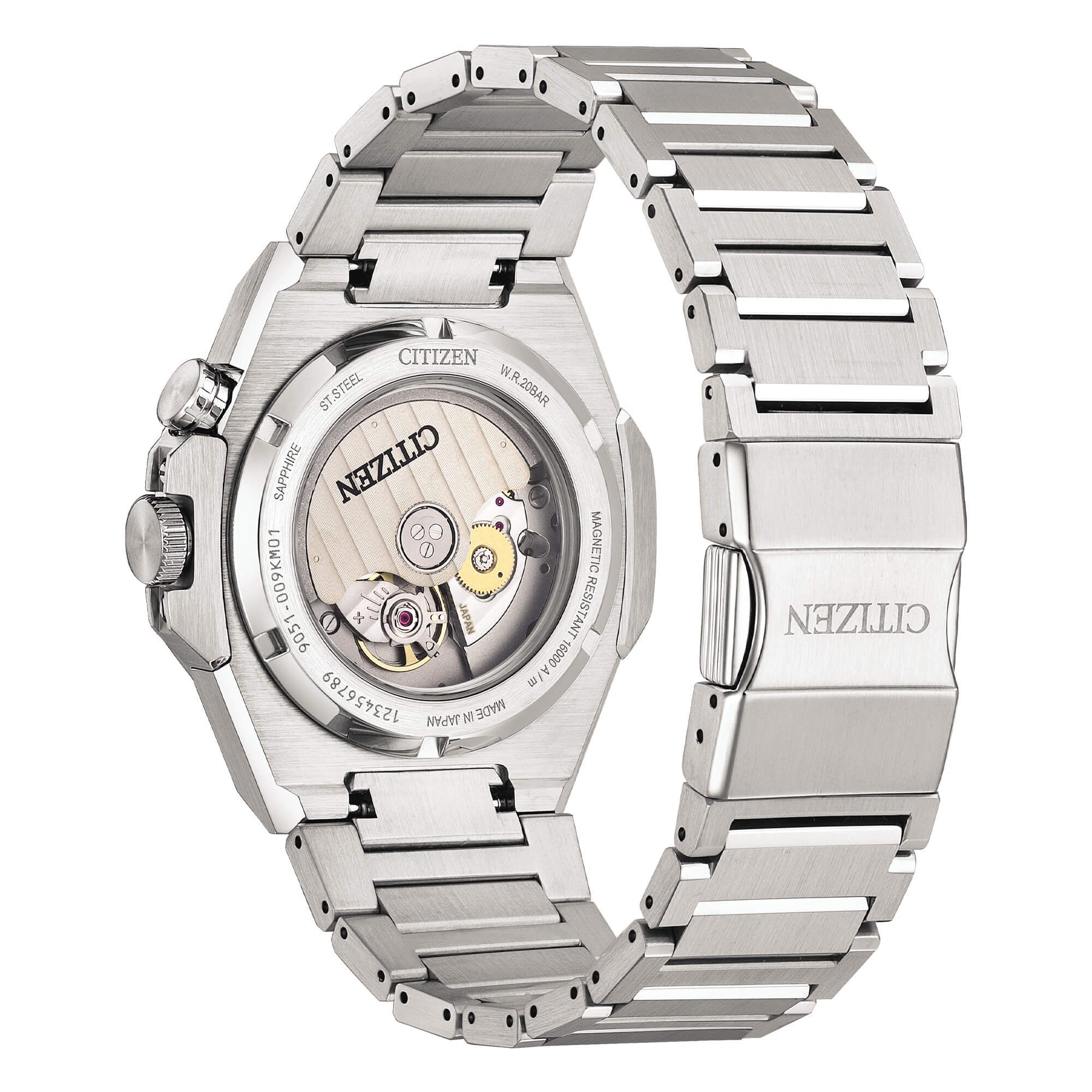 Orologio Citizen Serie 8 Automatico in acciaio con quadrante blu