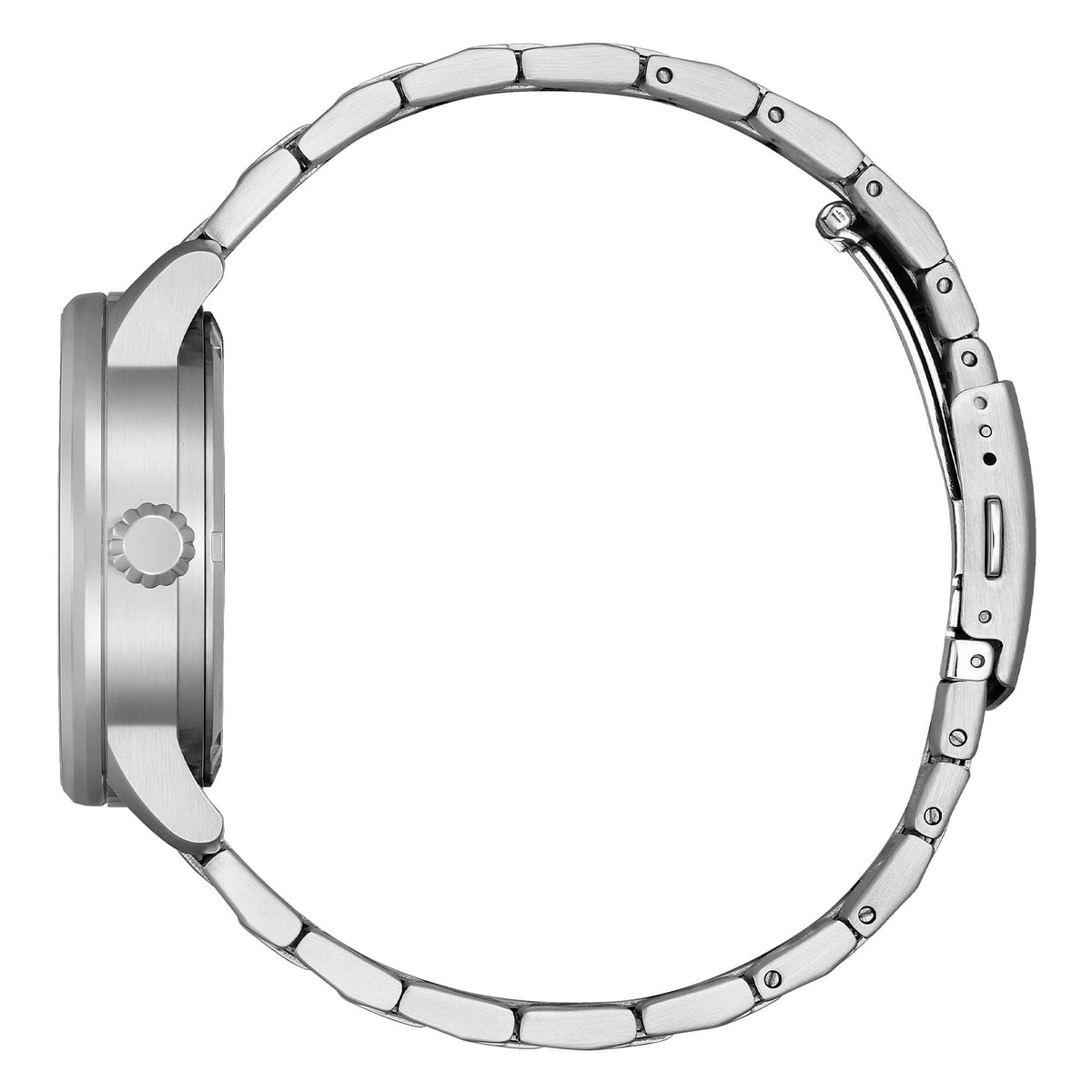 Orologio Citizen automatico in acciaio con quadrante nero e ghiera nera