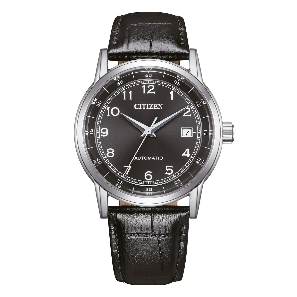 Orologio Citizen automatico con cassa in acciaio cinturino in pelle