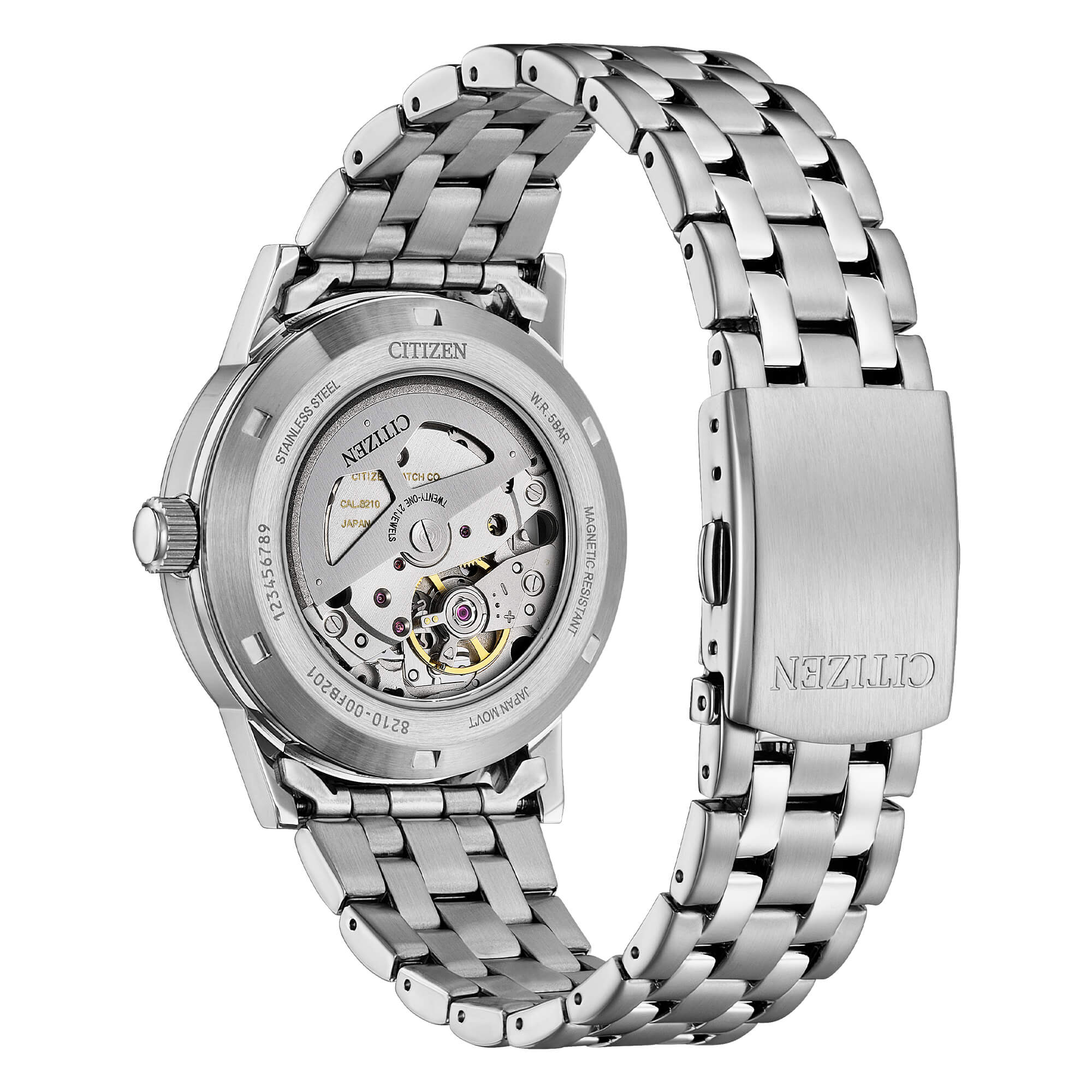 Orologio Citizen automatico in acciaio con quadrante blu Classic Automatic