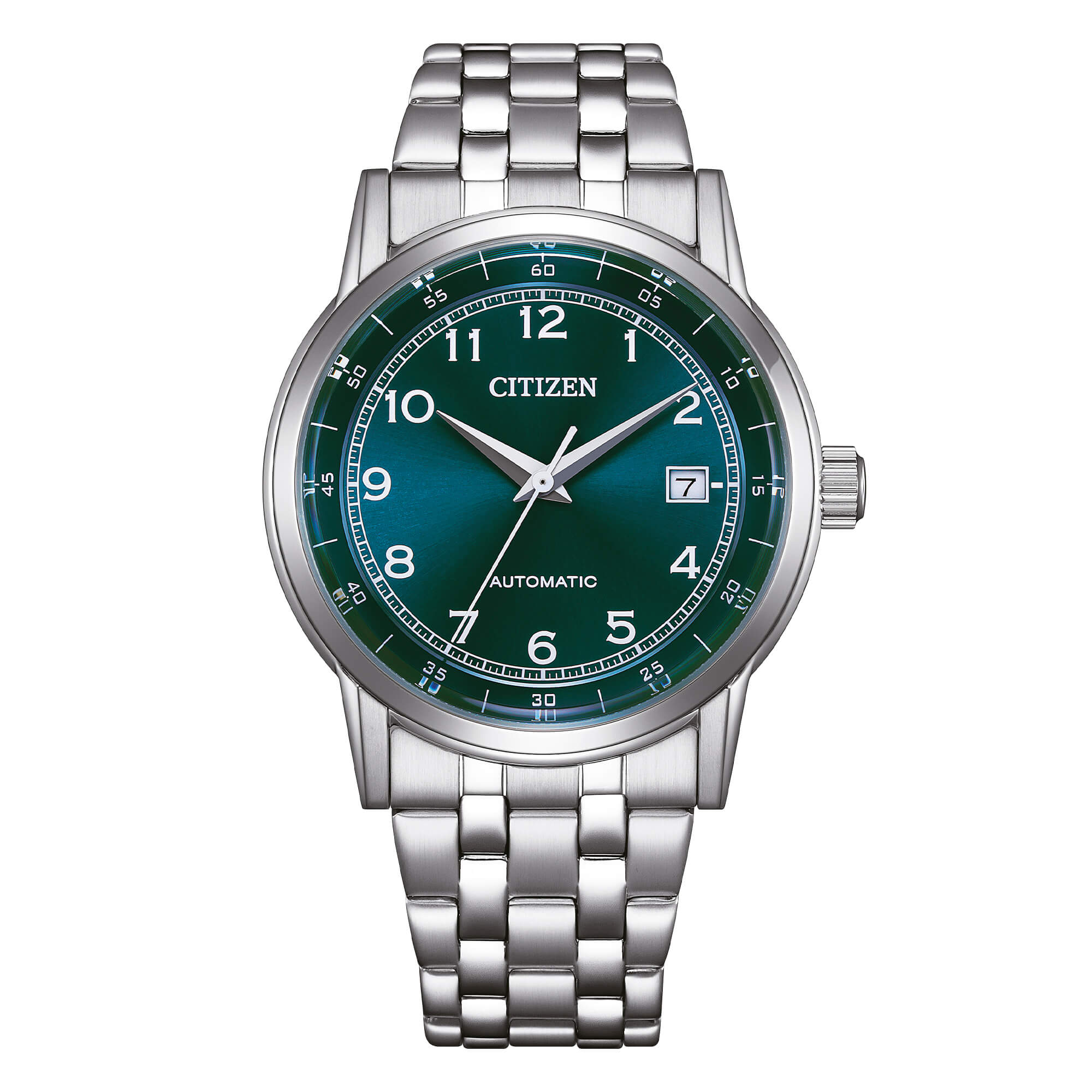Orologio Citizen automatico in acciaio con quadrante verde Classic Automatic