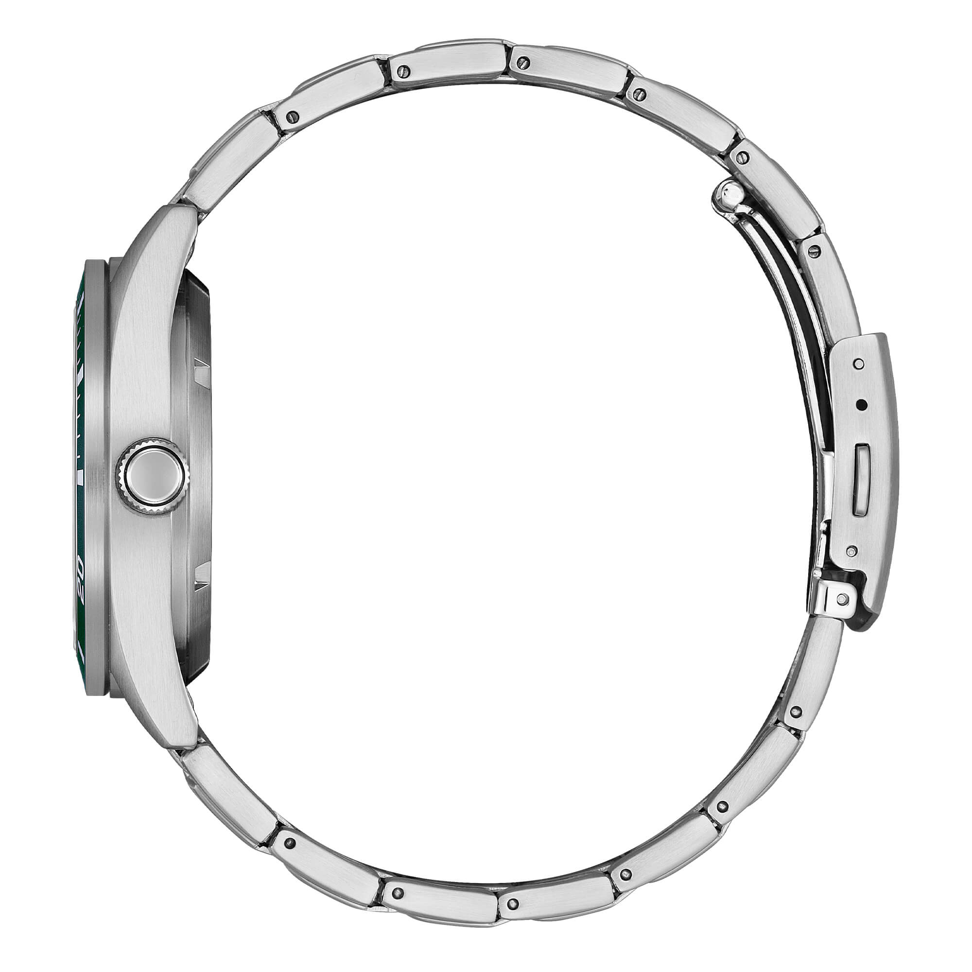 Orologio Citizen automatico in acciaio con quadrante verde nj0220-52x