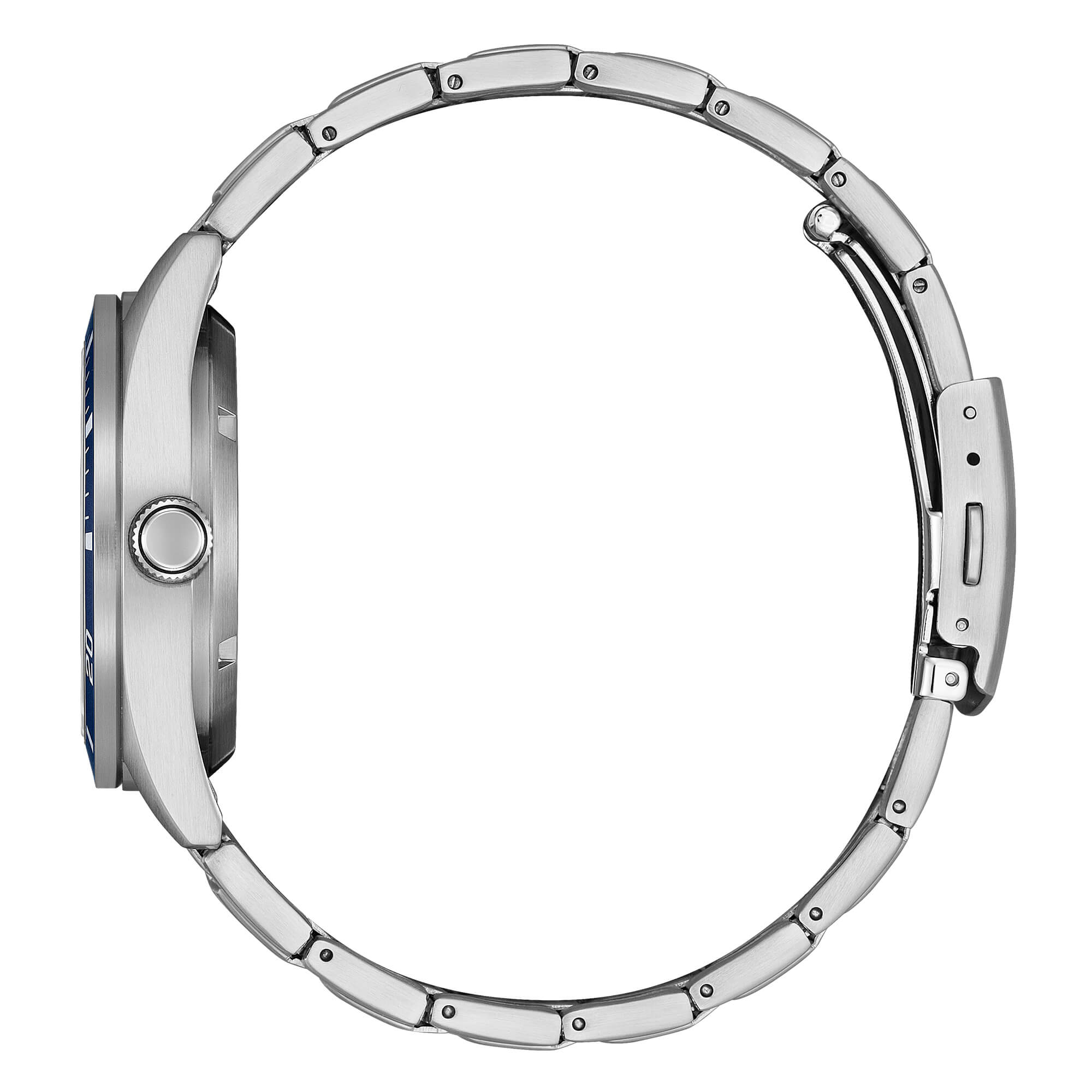 Orologio Citizen automatico in acciaio con quadrante blu nj0228-51l