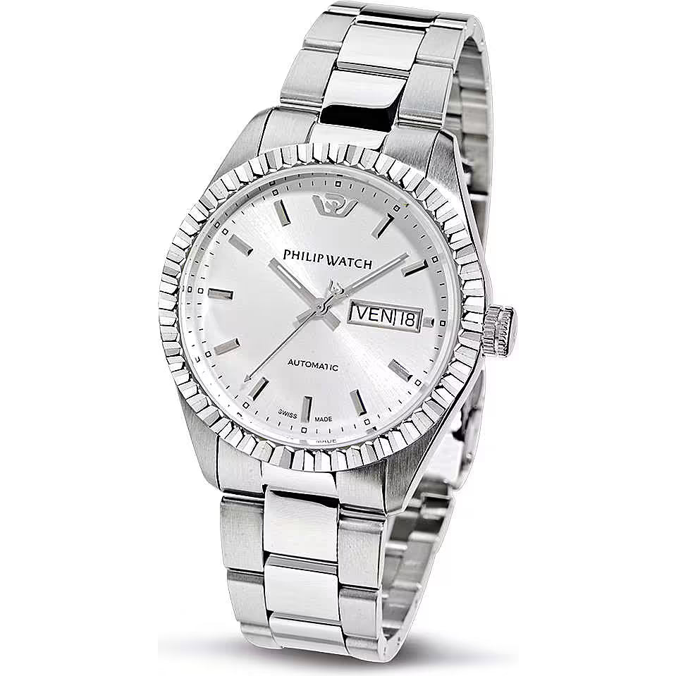 Orologio Philip Watch automatico in acciaio semi lucido e cassa