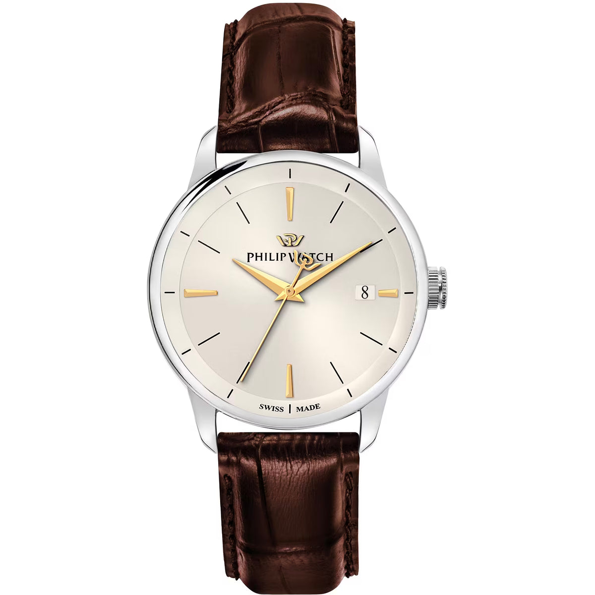 Orologio Philip Watch Anniversary cinturino in pelle marrone