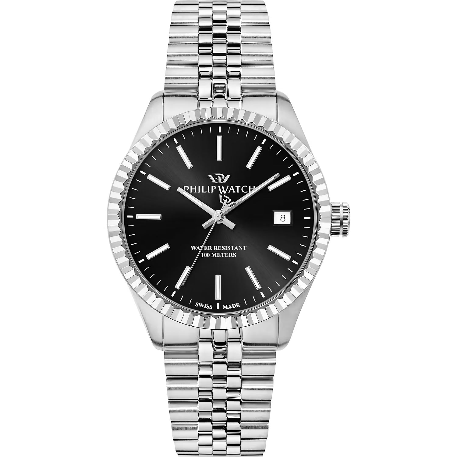 Orologio Philip Watch in acciaio con quadrante nero