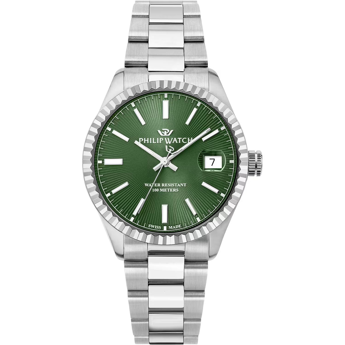 Orologio Philip Watch in acciaio con quadrante verde