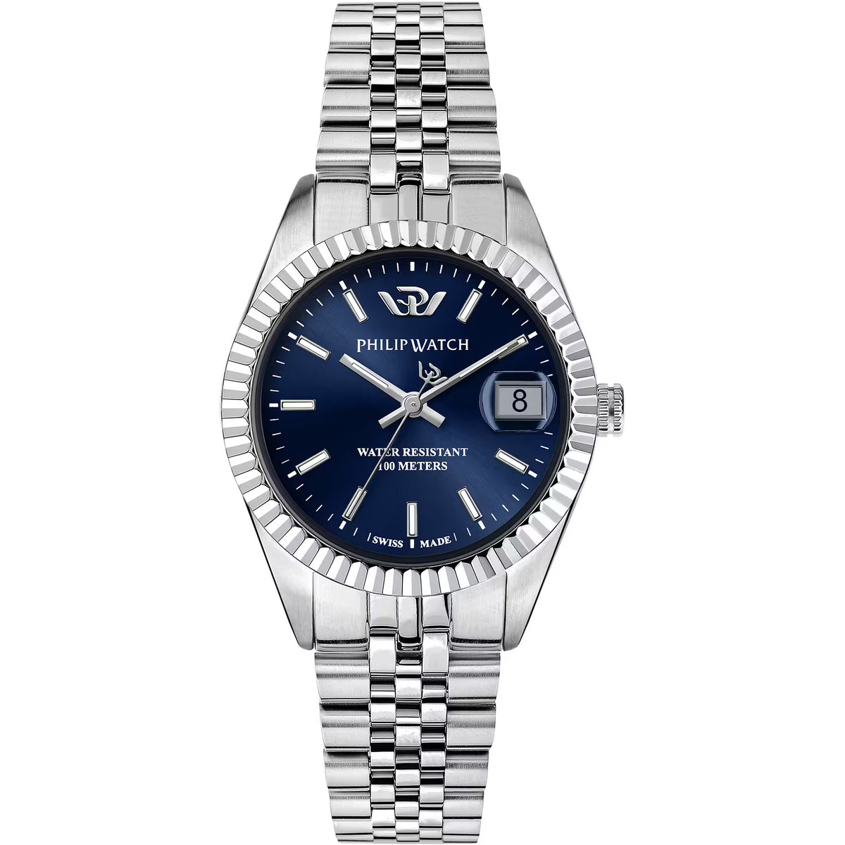 Orologio Philip Watch donna in acciaio quadrante blu