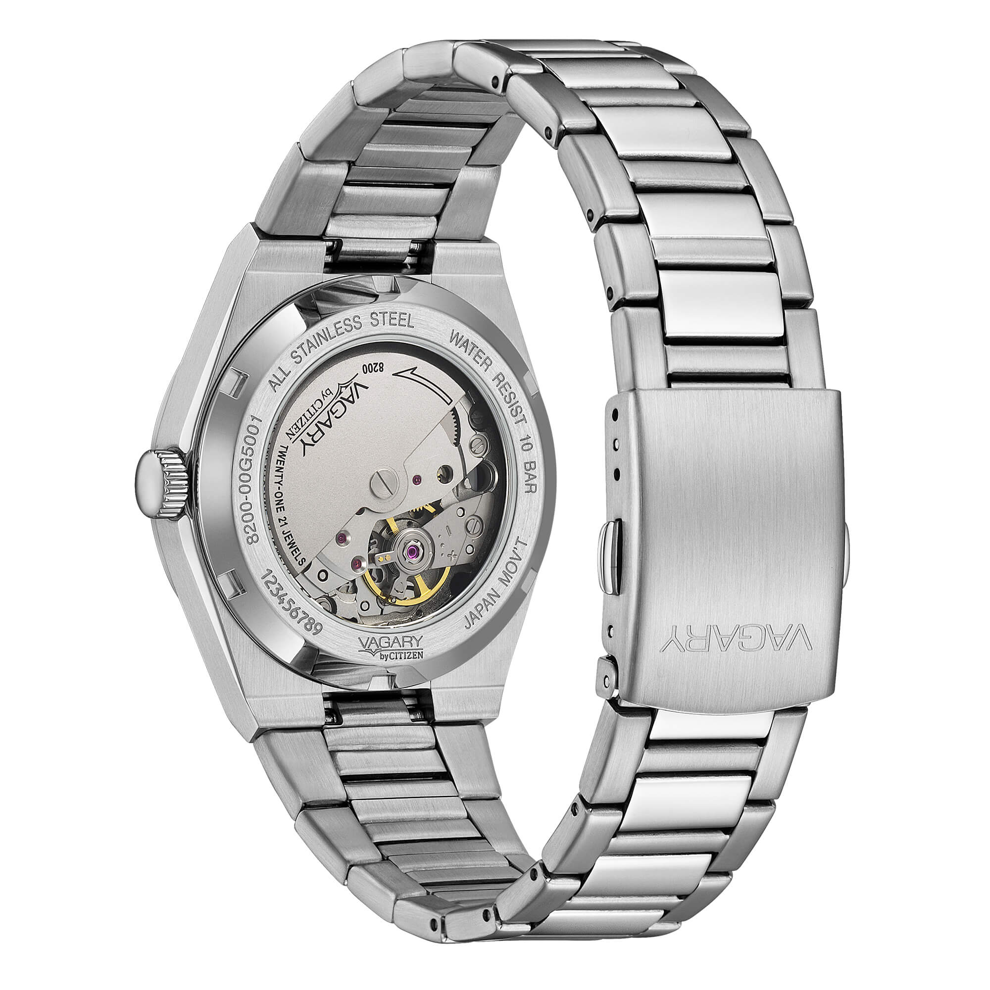 Orologio Vagary automatico in acciaio con quadrante blu