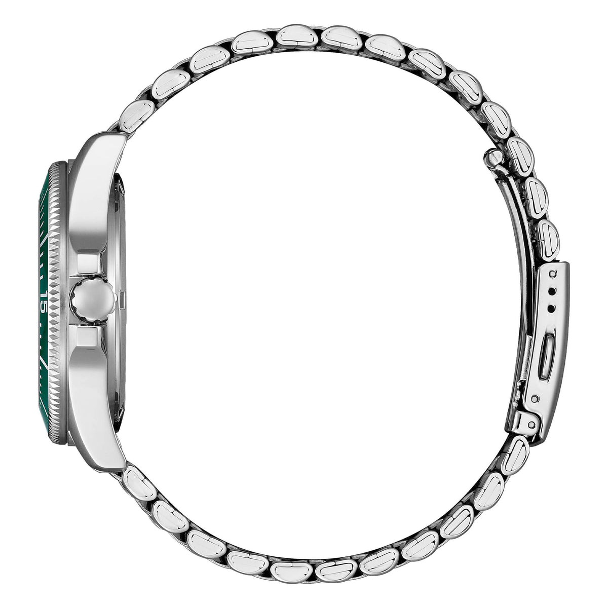 Orologio Vagary in acciaio con quadrante verde