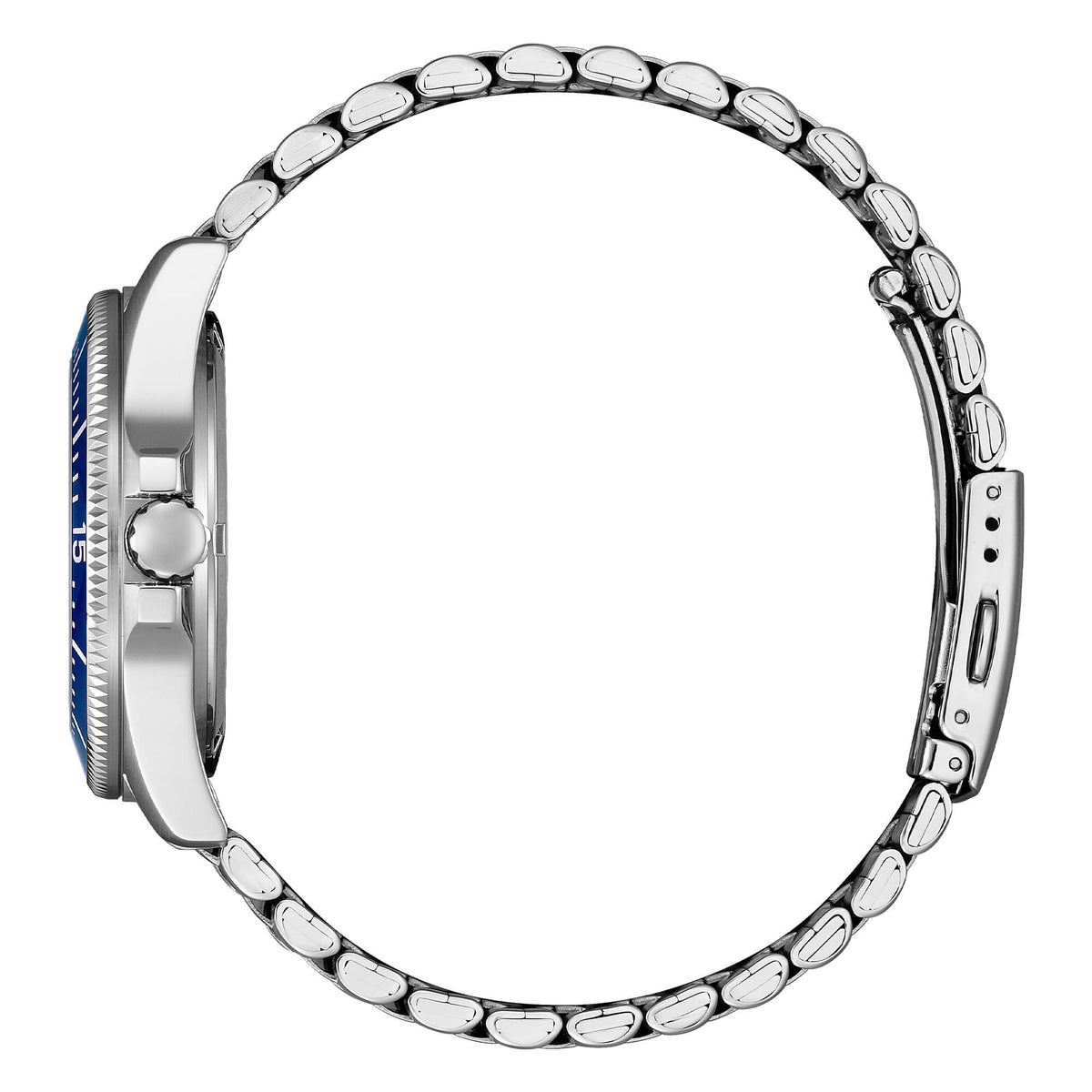 Orologio Vagary in acciaio con quadrante blu